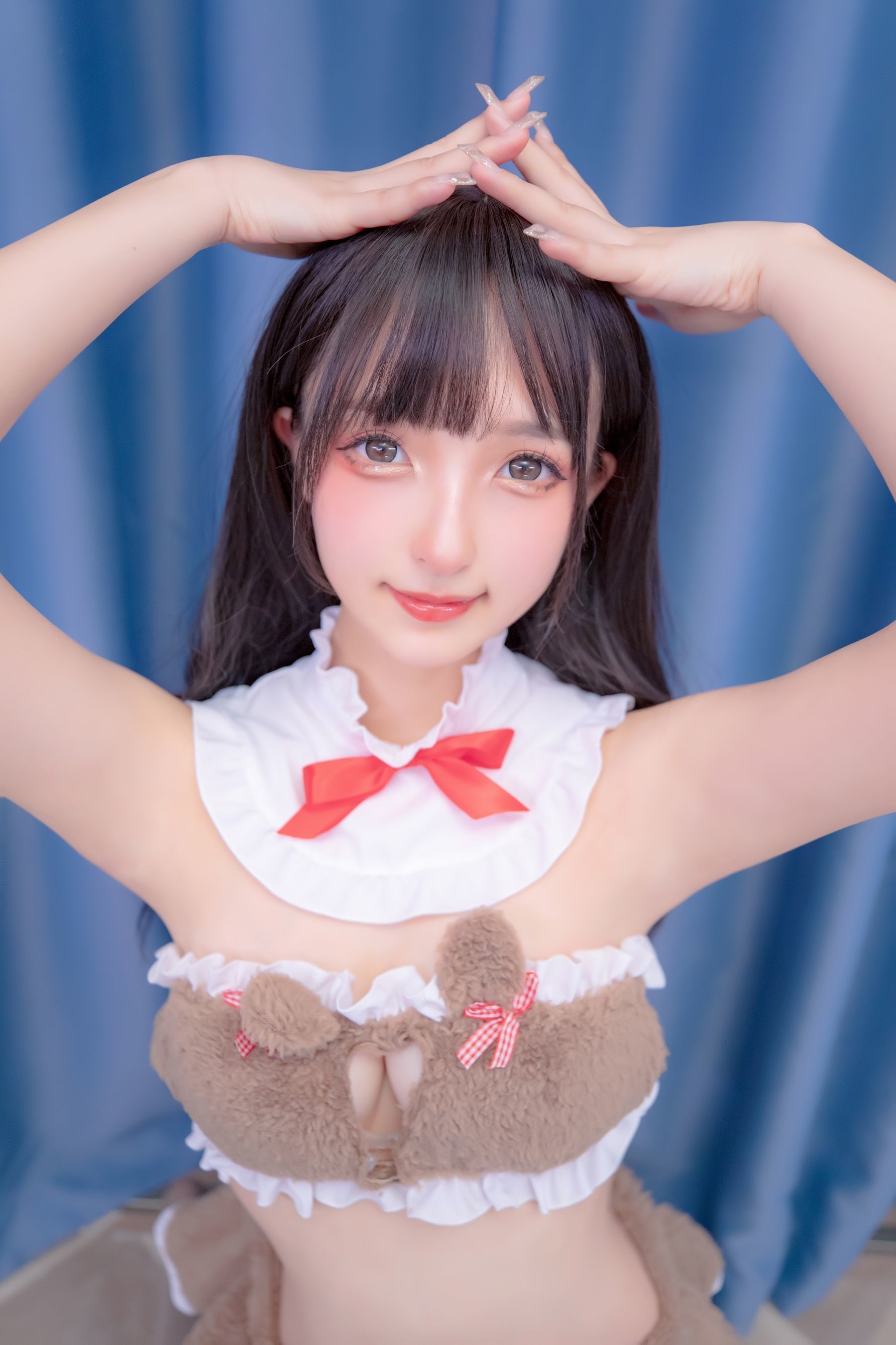 Internet Celebrity COS]  belle ta Kagura Ban Madong Bear Girl
