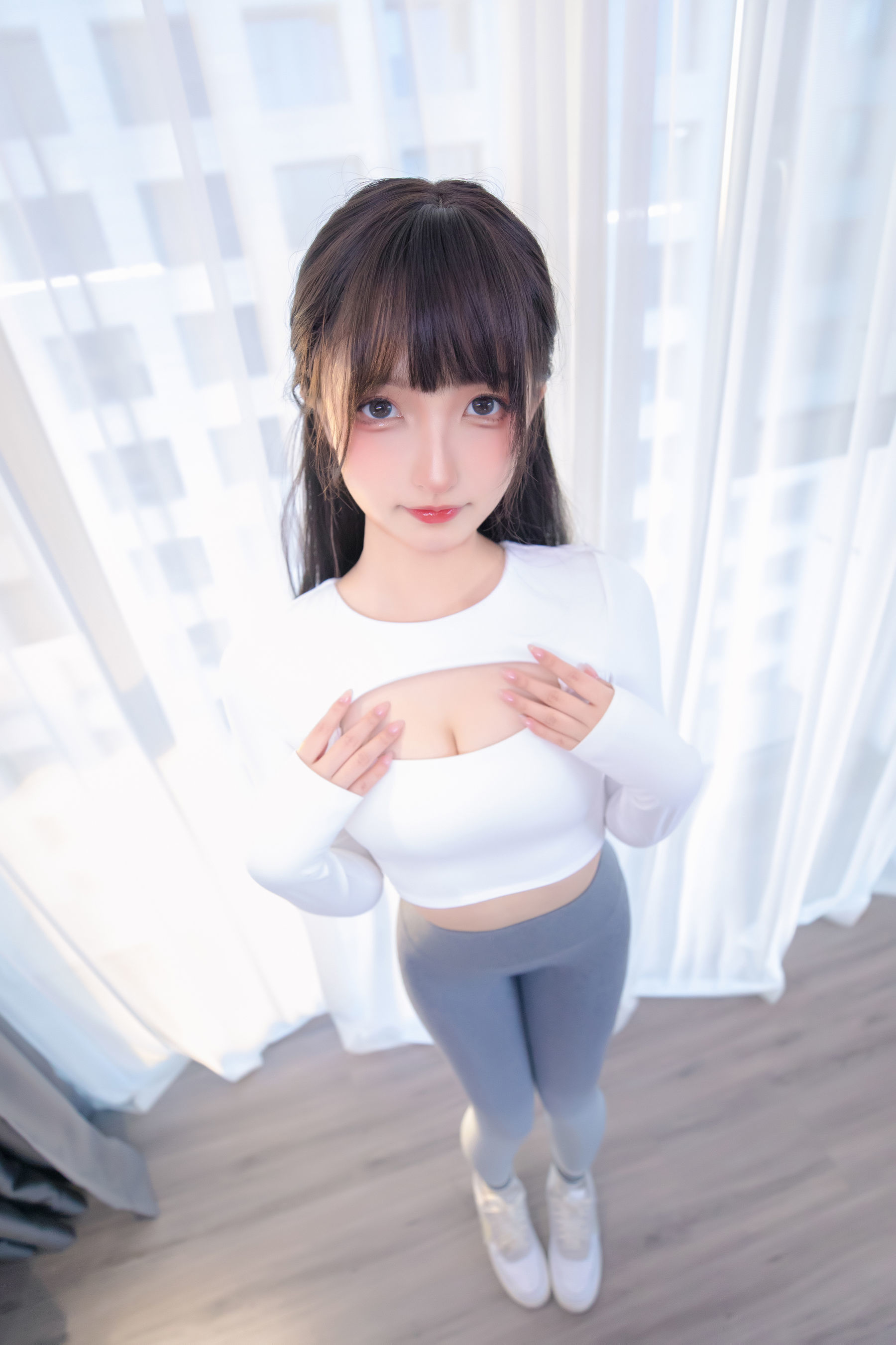 Cosplay Ngôi Sao Mạng]  belle  Kagura Ban Mafuyu Cô Gái Yoga