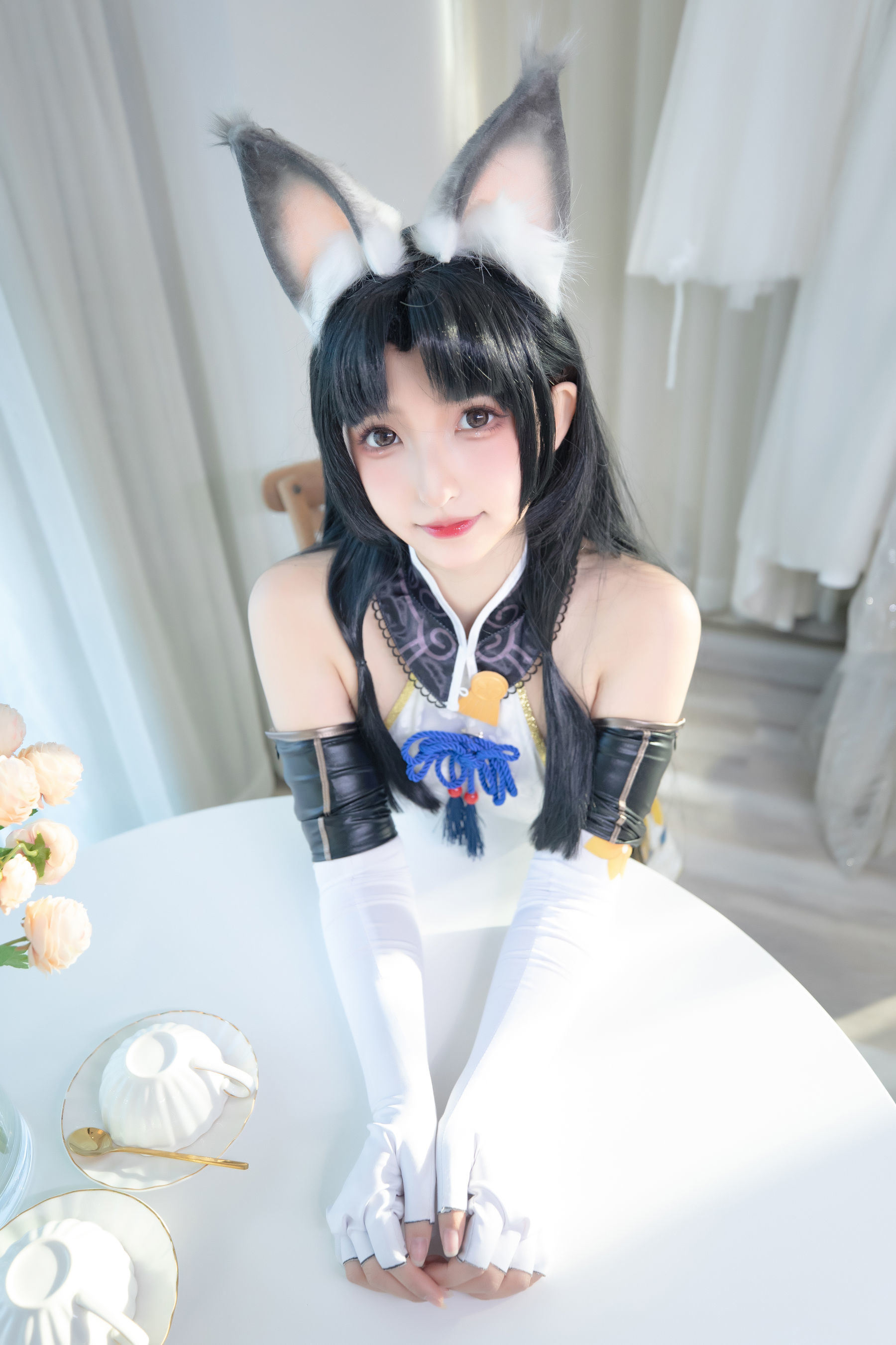 Cosplay Ngôi Sao Mạng]  belle ta Kagura Ban Mafuyu Hắc Tơ Hutao