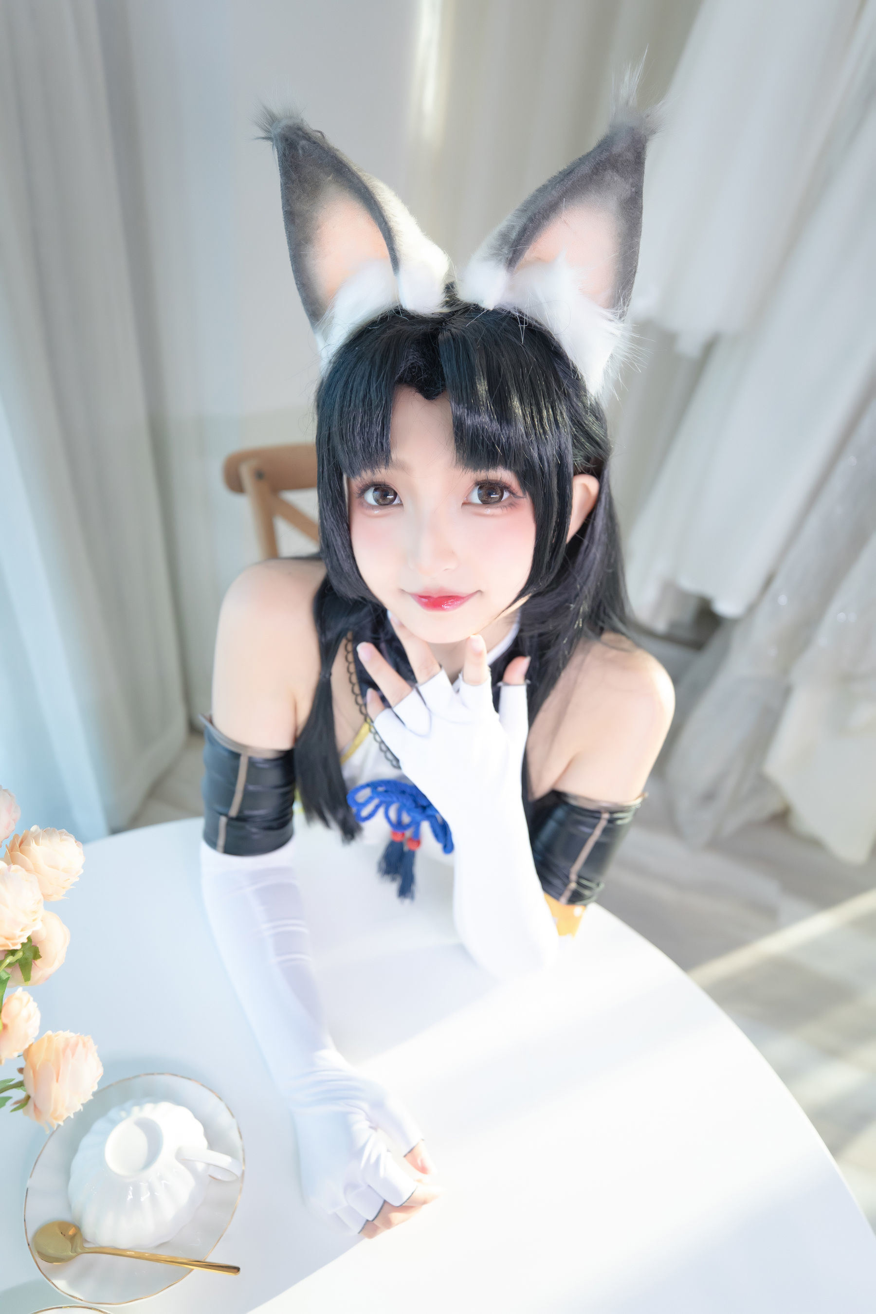 Cosplay Ngôi Sao Mạng]  belle ta Kagura Ban Mafuyu Hắc Tơ Hutao