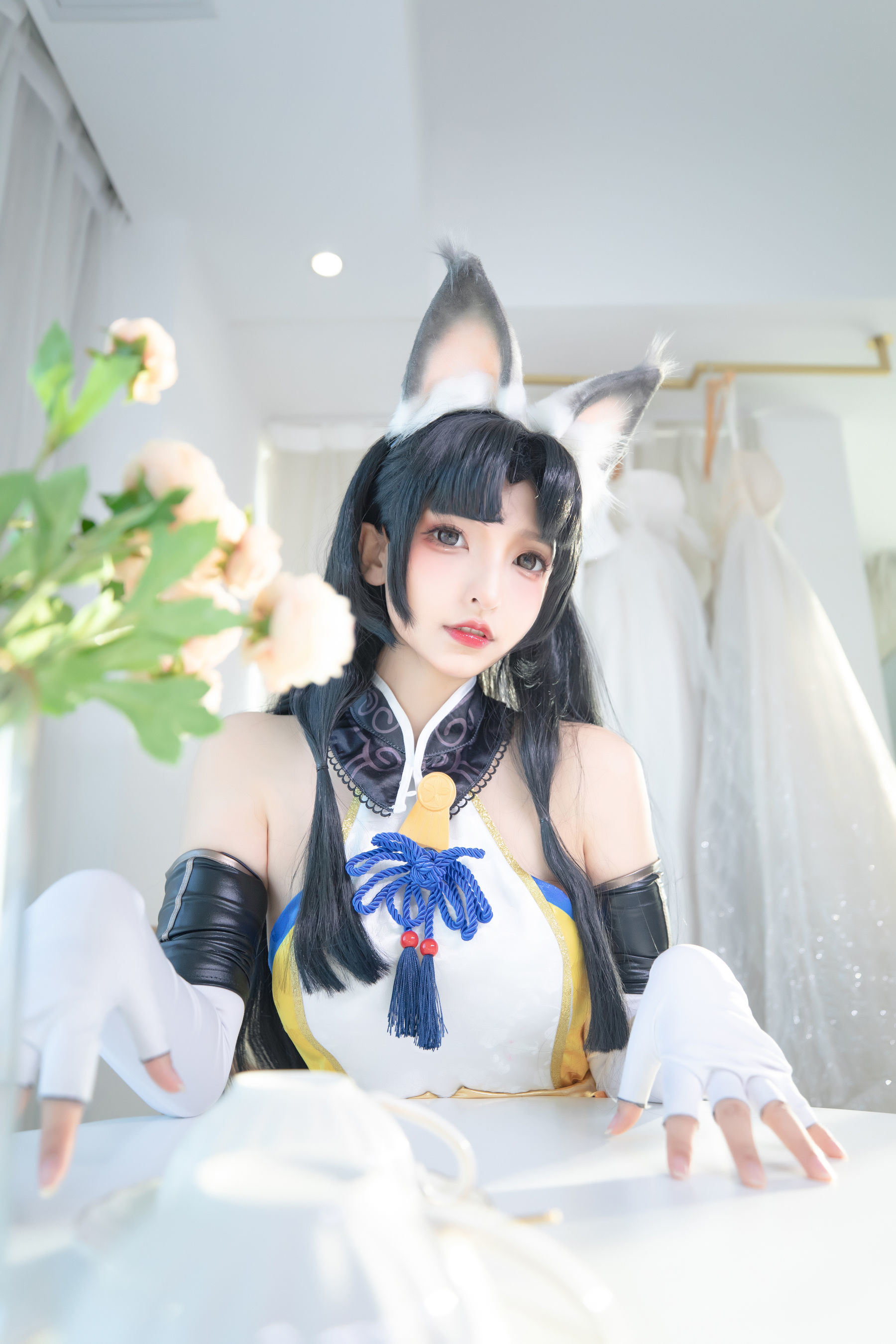 Cosplay Ngôi Sao Mạng]  belle ta Kagura Ban Mafuyu Hắc Tơ Hutao