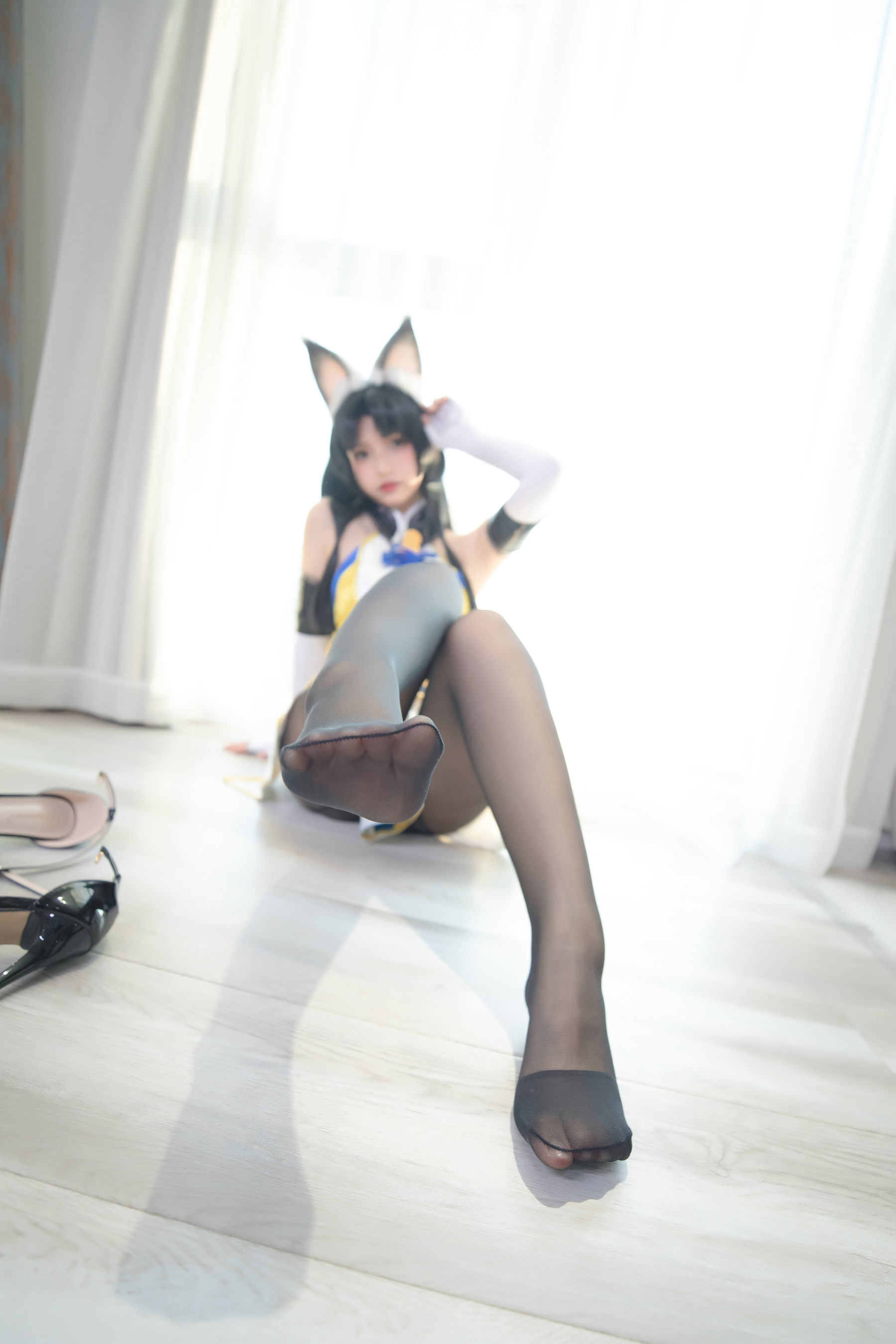 Cosplay Ngôi Sao Mạng]  belle ta Kagura Ban Mafuyu Hắc Tơ Hutao