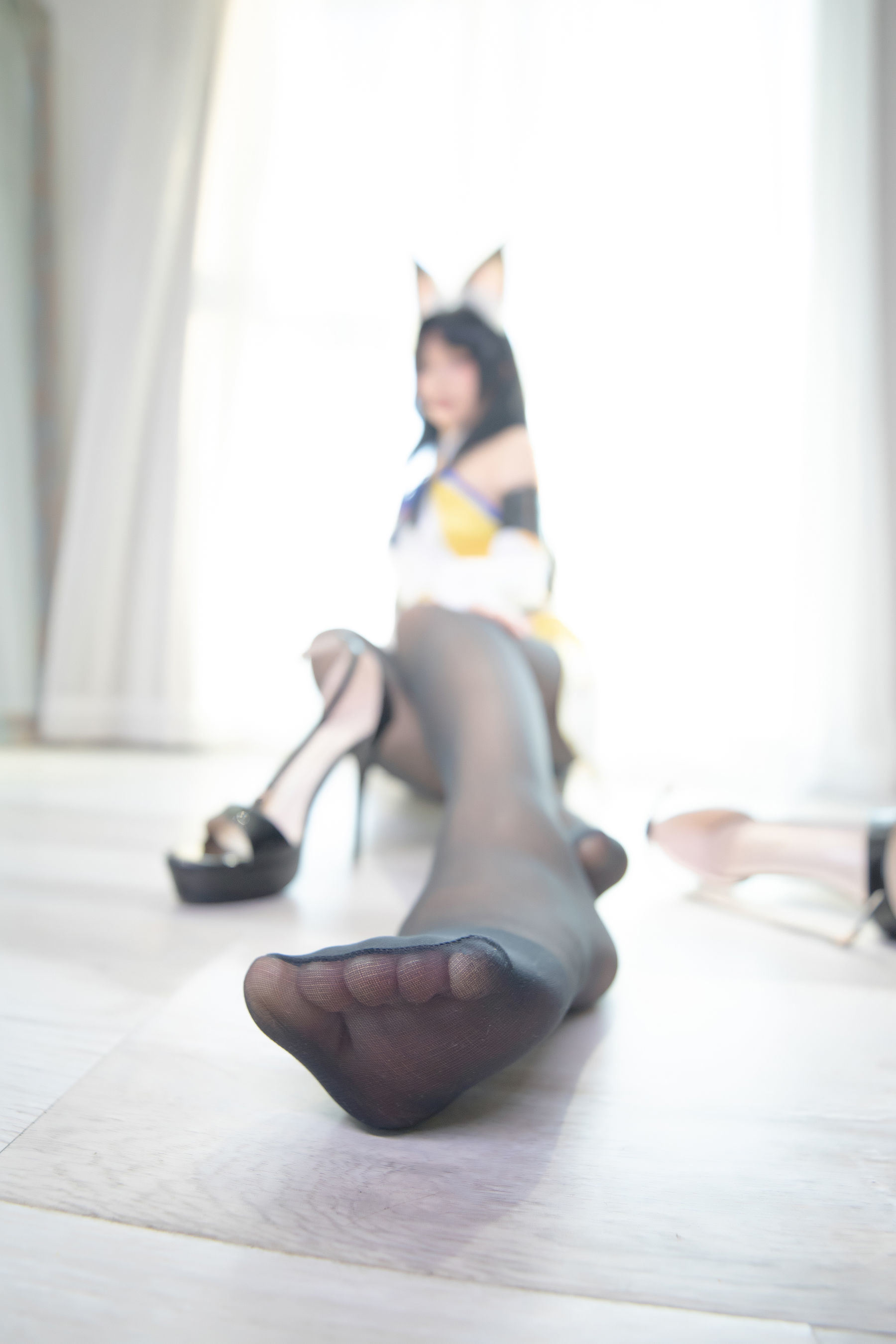 Cosplay Ngôi Sao Mạng]  belle ta Kagura Ban Mafuyu Hắc Tơ Hutao