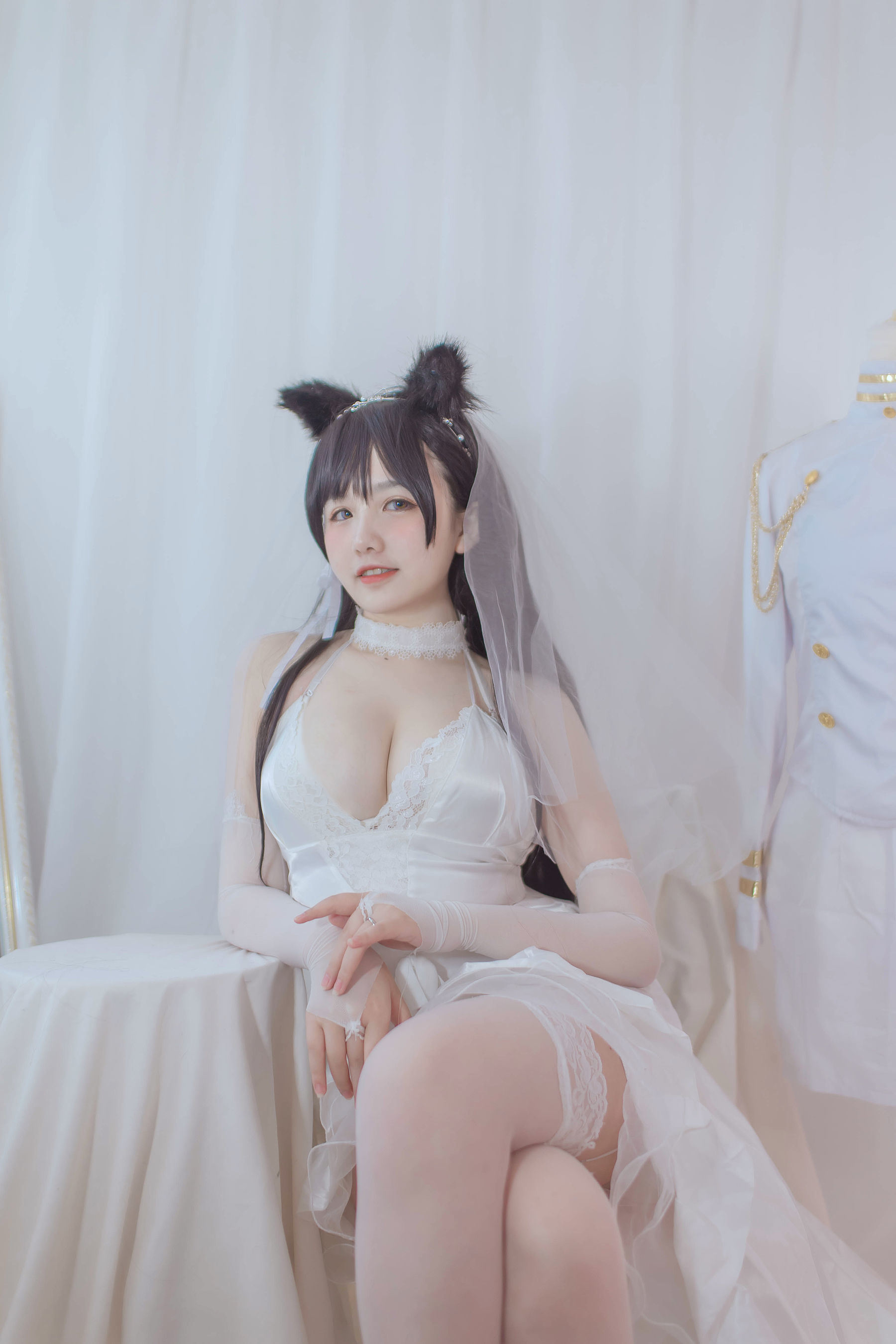 Internet Celebrity COS] A Ban is Very Happy Today - Ai Dang Wedding Dress