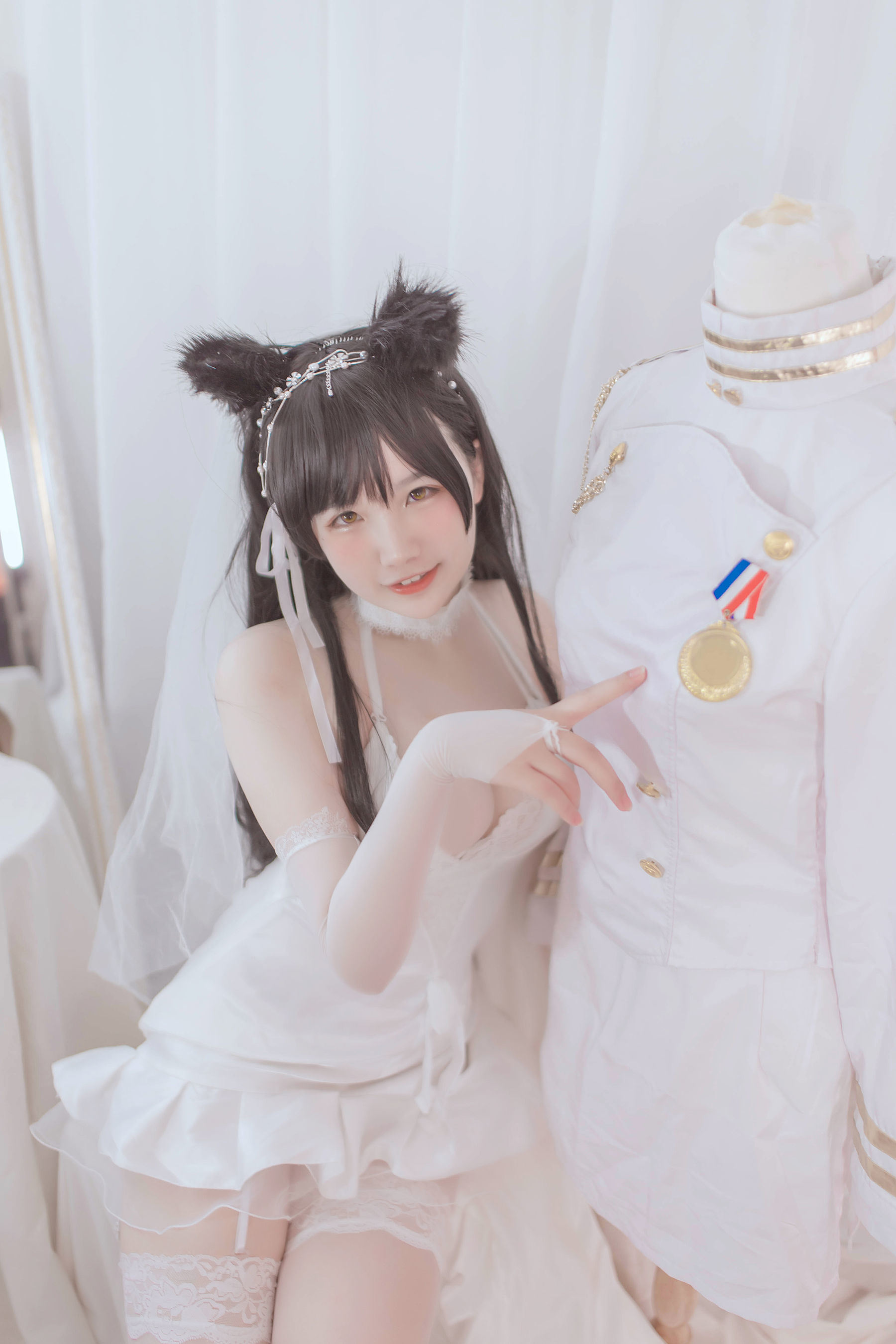 Internet Celebrity COS] A Ban is Very Happy Today - Ai Dang Wedding Dress