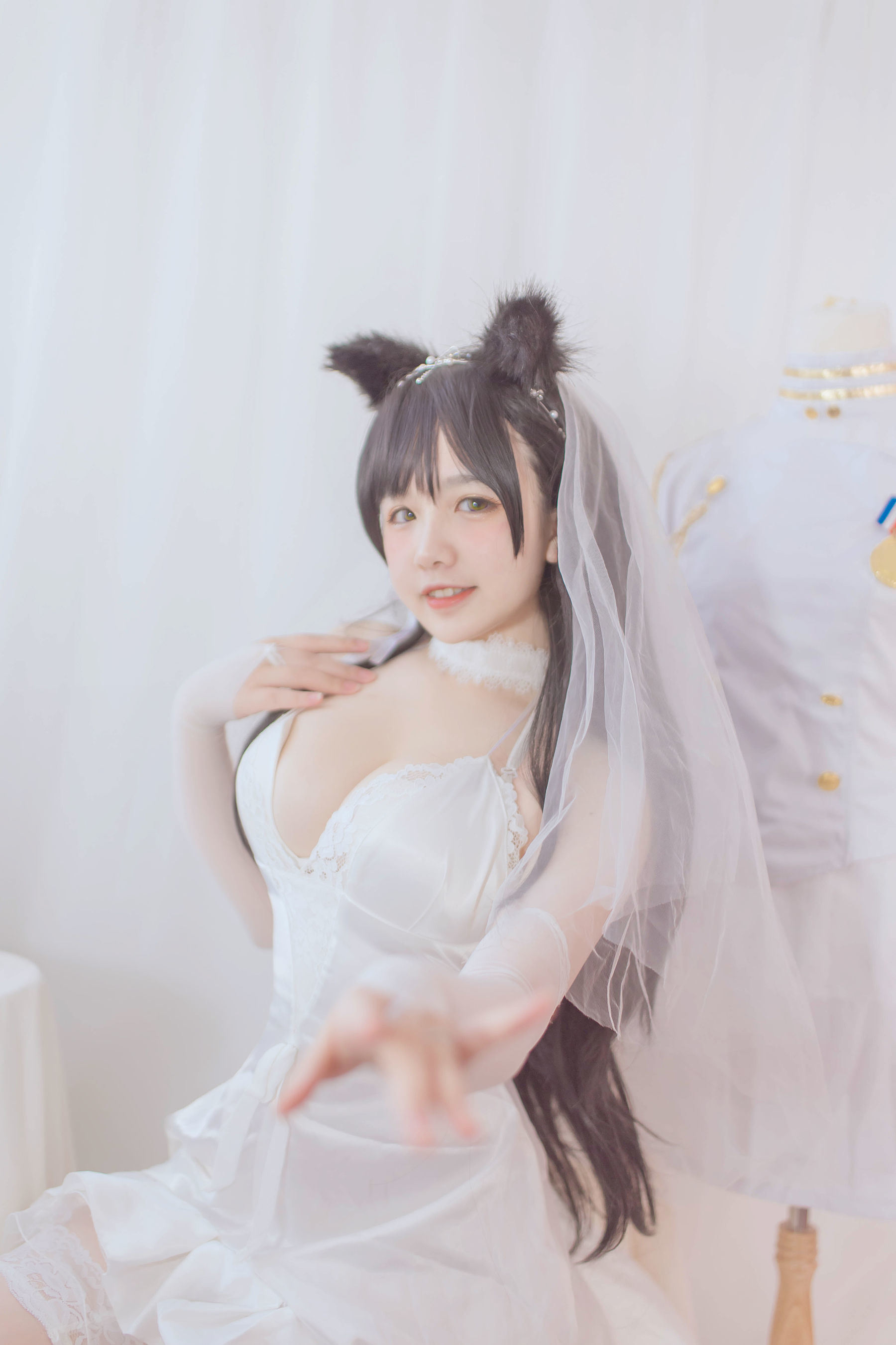 Internet Celebrity COS] A Ban is Very Happy Today - Ai Dang Wedding Dress