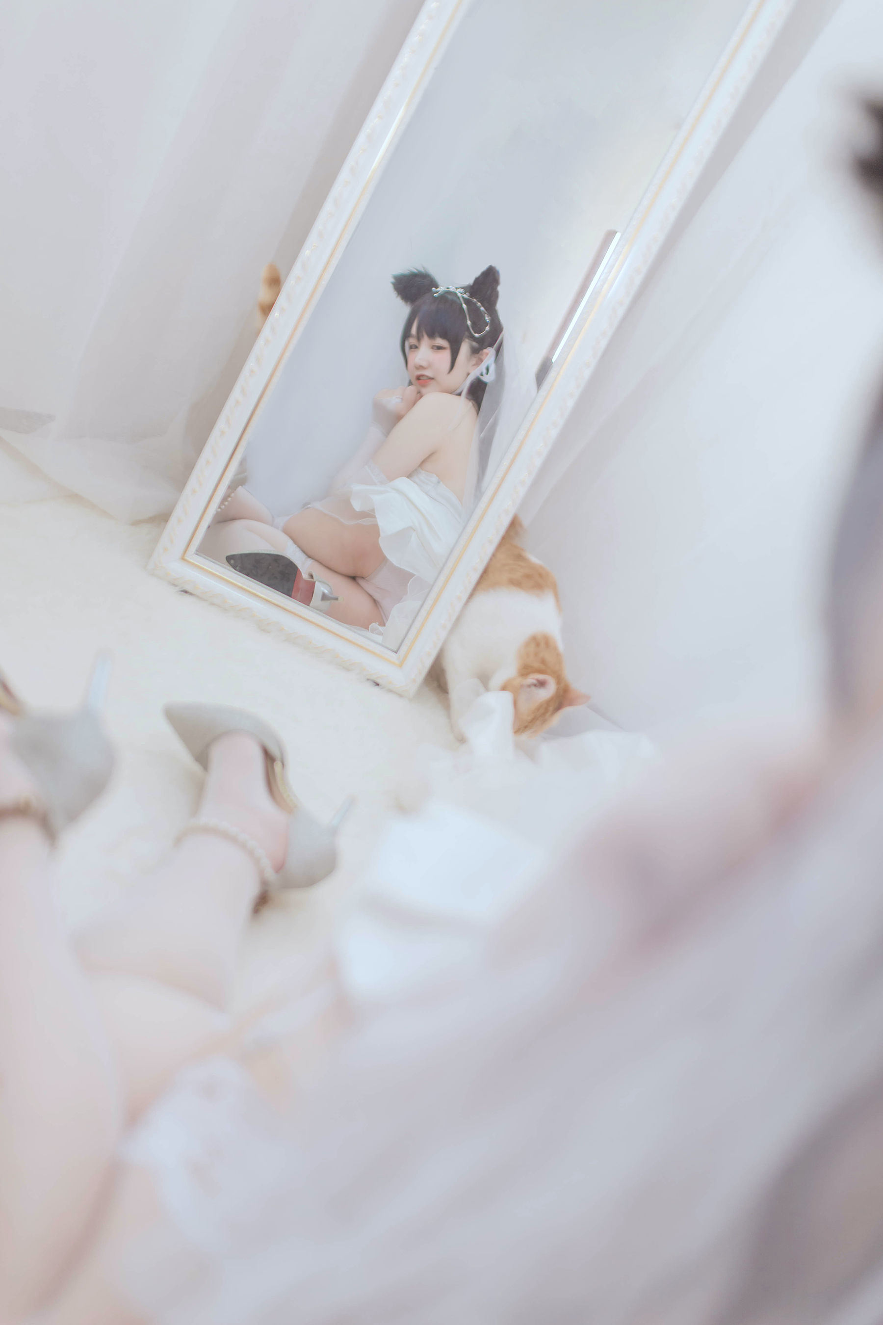 Cosplay Ngôi Sao Mạng] A Ban Hôm Nay Rất Vui Vẻ - Atago Váy Cưới
