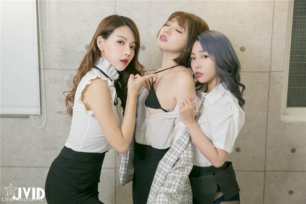 JVID] Three Great Goddesses Lewd Sales Course Sex Toy Training 146P