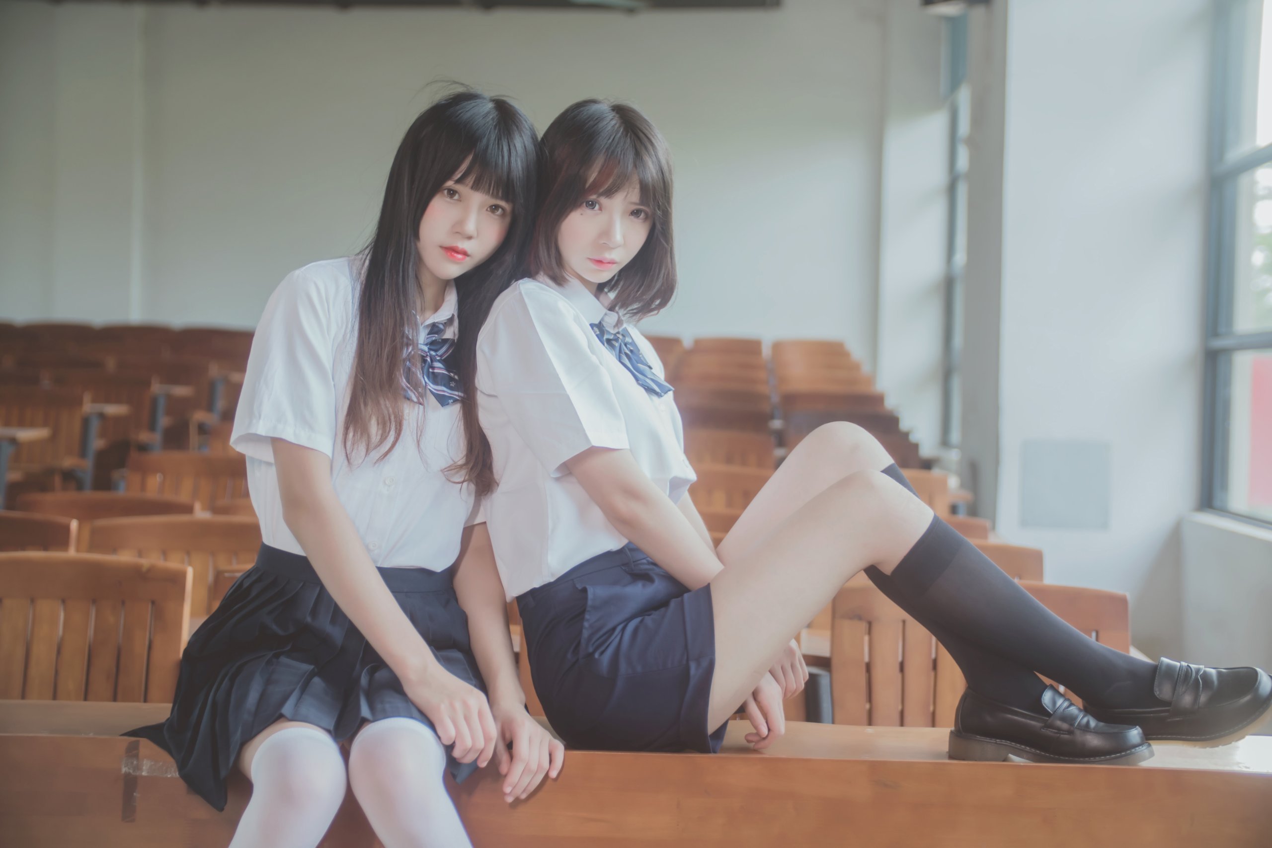 桜桃喵 Vol.002 JK百合1(桜桃喵&疯猫ss)