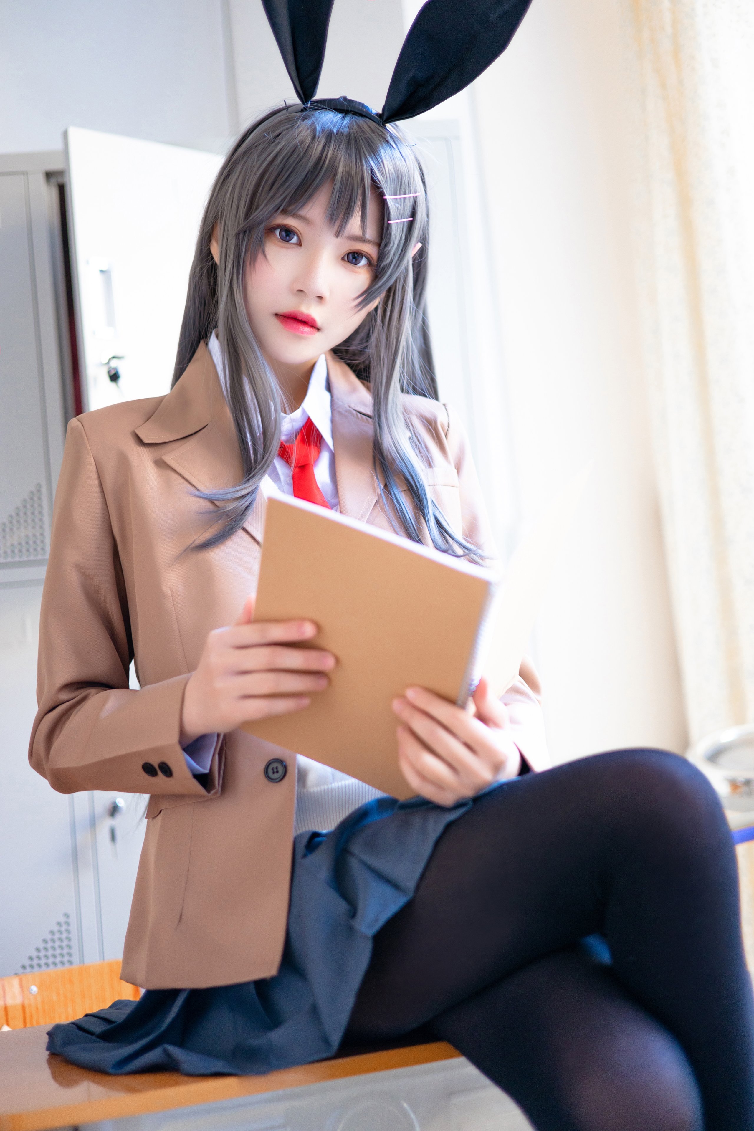 胡特爾櫻桃喵 - 麻衣學姐制服