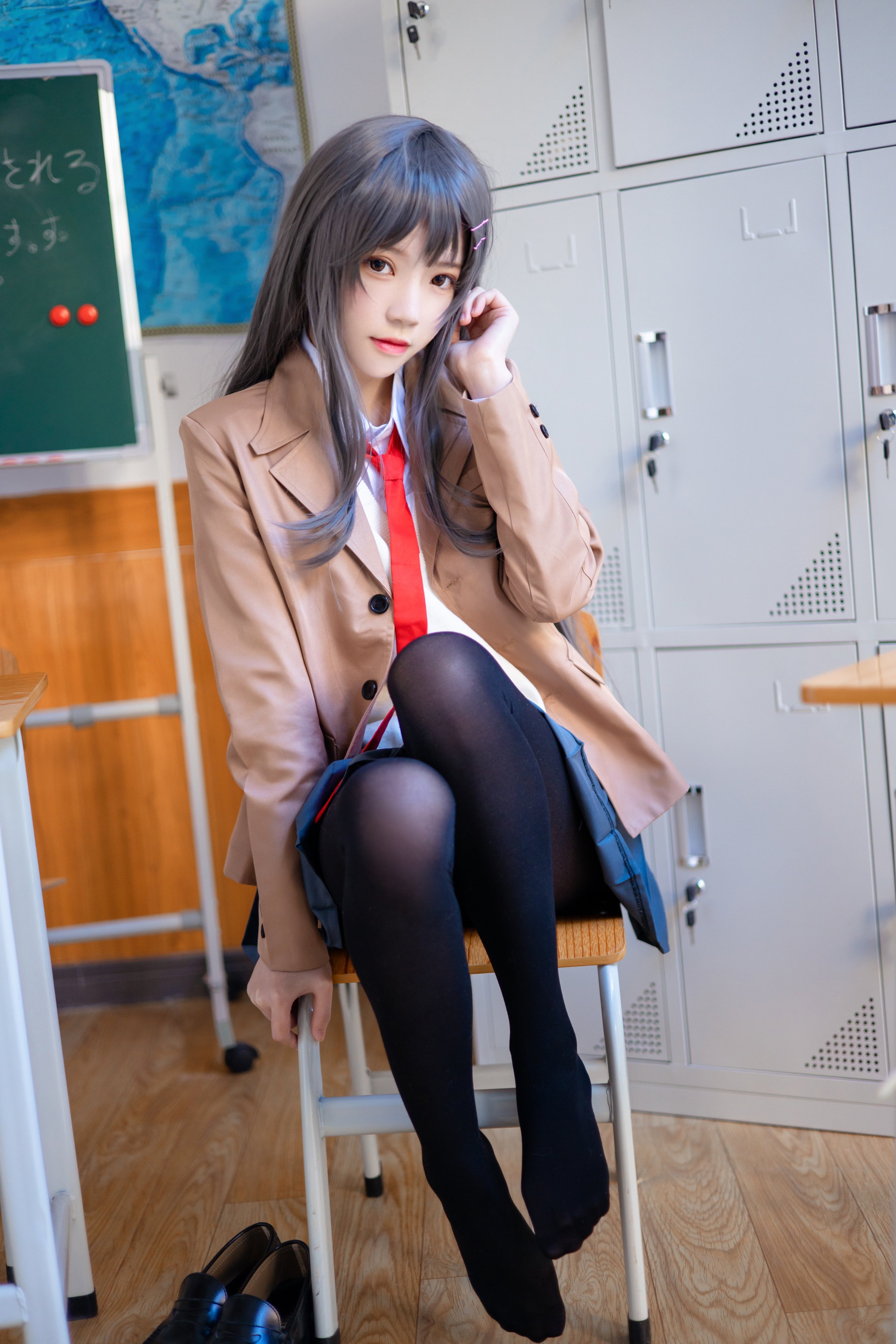 Hootle Sakura Đào Meo - Đồng phục Học tỷ Mai