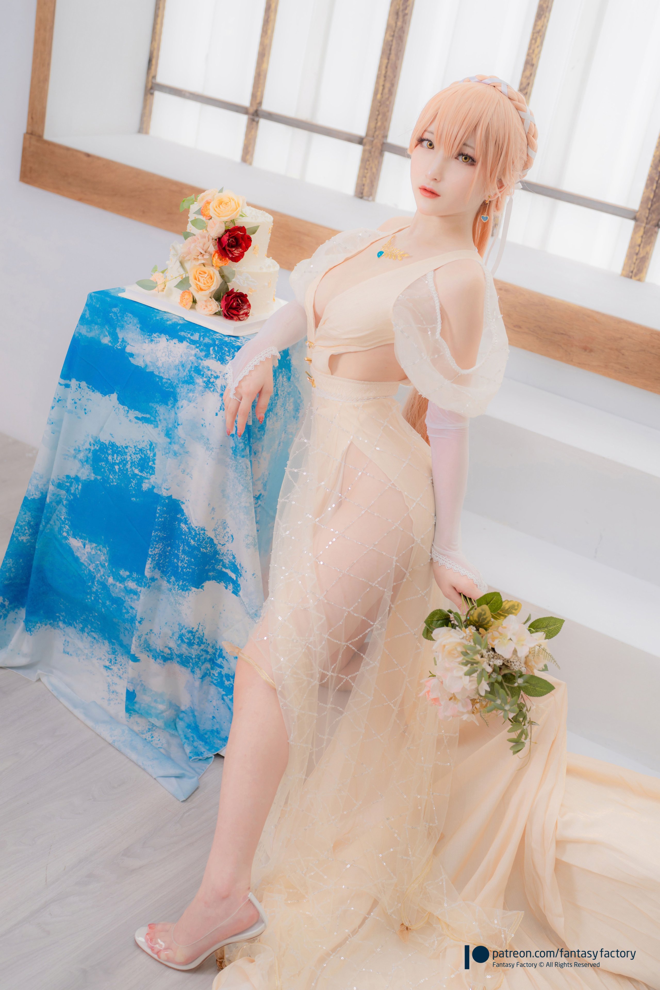 ファンタジー ファクトリー] オツ-14 ウェディングドレス