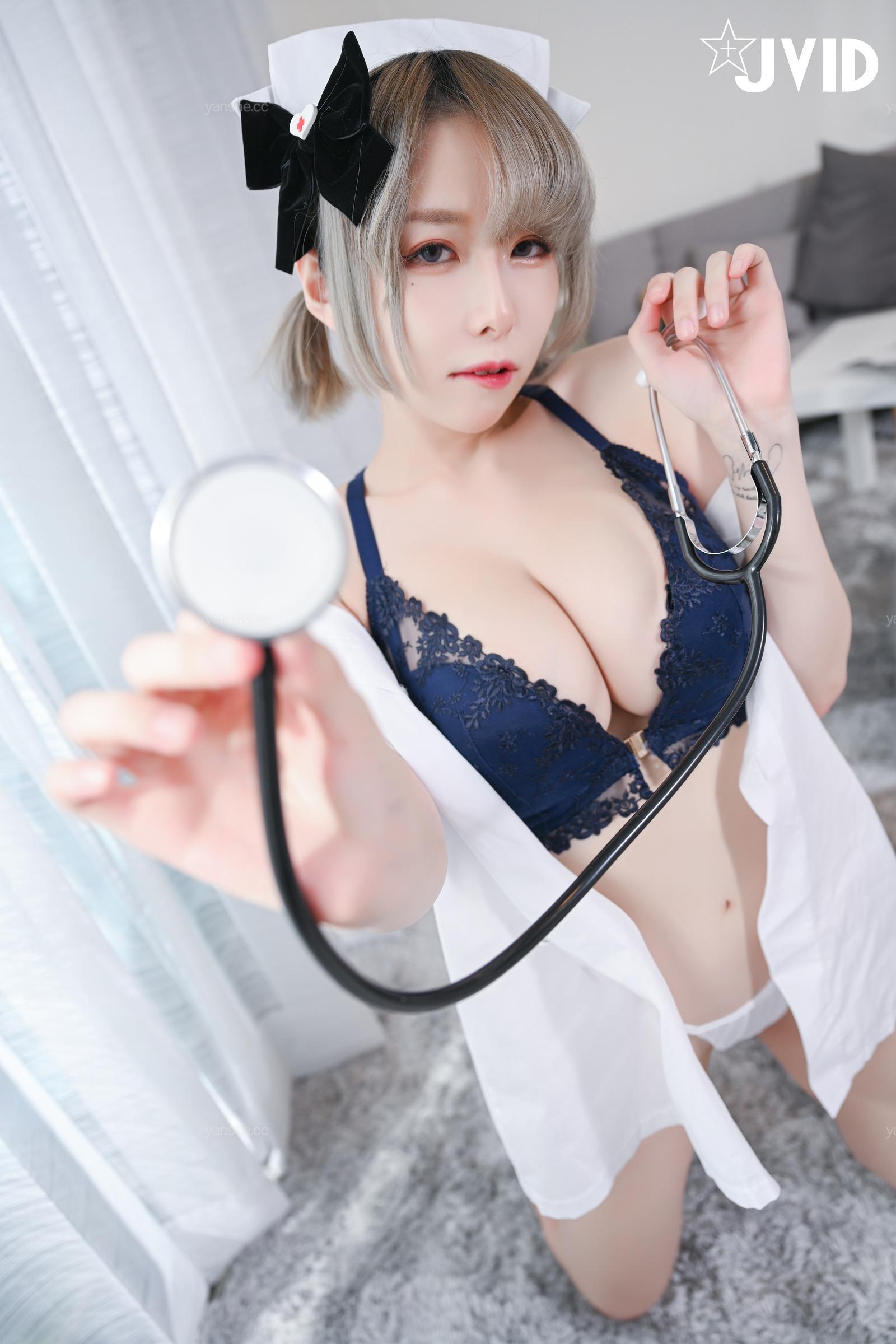 JVID] 黎菲兒 - 巨乳護士 110P