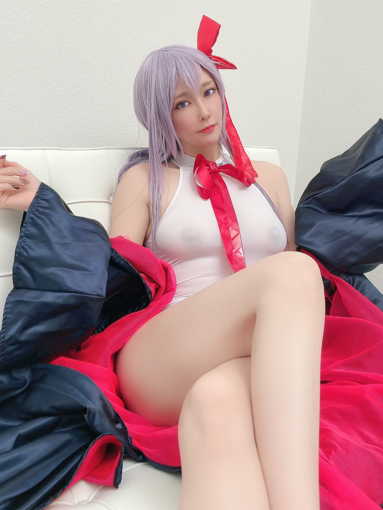 Ringo Mitsuki] すけべな夏、小悪魔系後輩bbちゃんの夏 スケスケえっちな白レオタード祭り