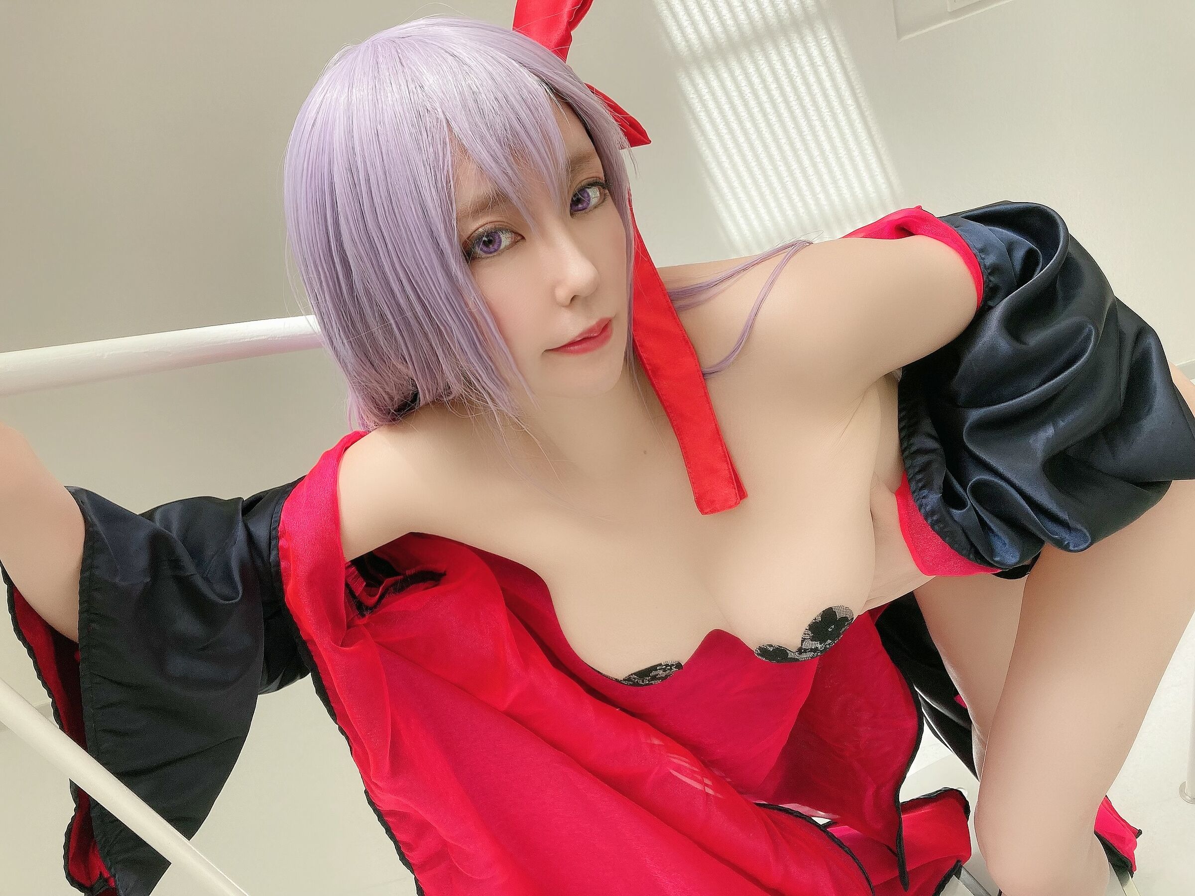 Ringo Mitsuki] すけべな夏、小悪魔系後輩bbちゃんの夏 スケスケえっちな白レオタード祭り