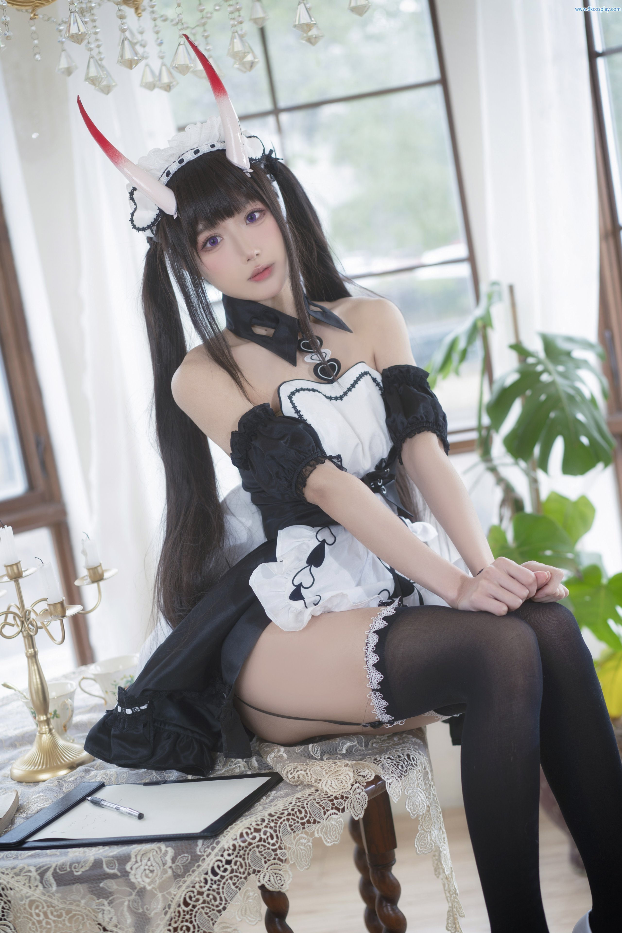 アパオもウサギ娘] 能代メイド アズールレーン 能代 メイド