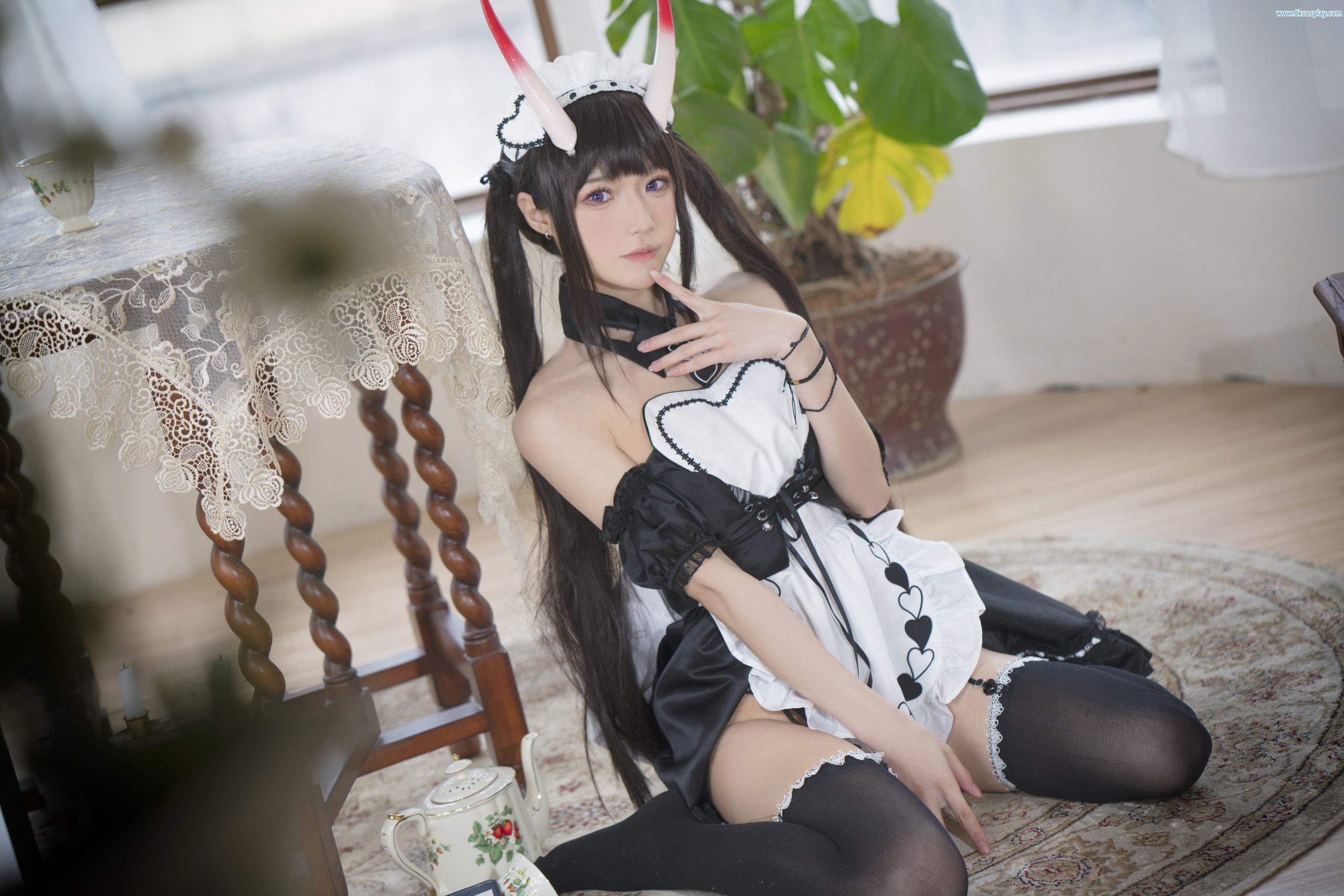 アパオもウサギ娘] 能代メイド アズールレーン 能代 メイド