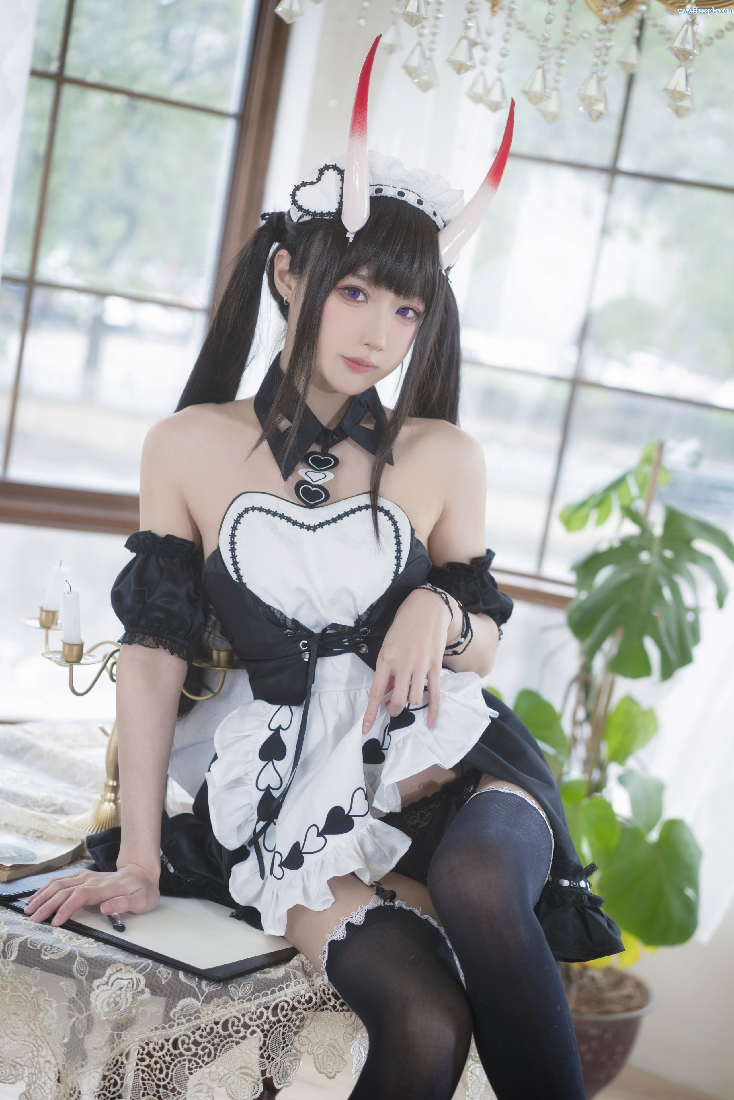 アパオもウサギ娘] 能代メイド アズールレーン 能代 メイド