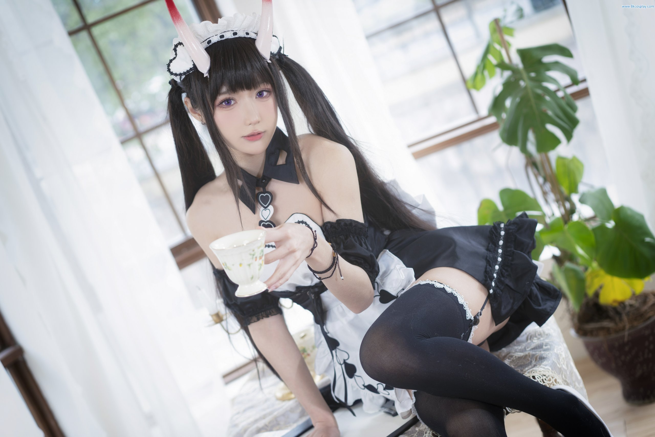 アパオもウサギ娘] 能代メイド アズールレーン 能代 メイド