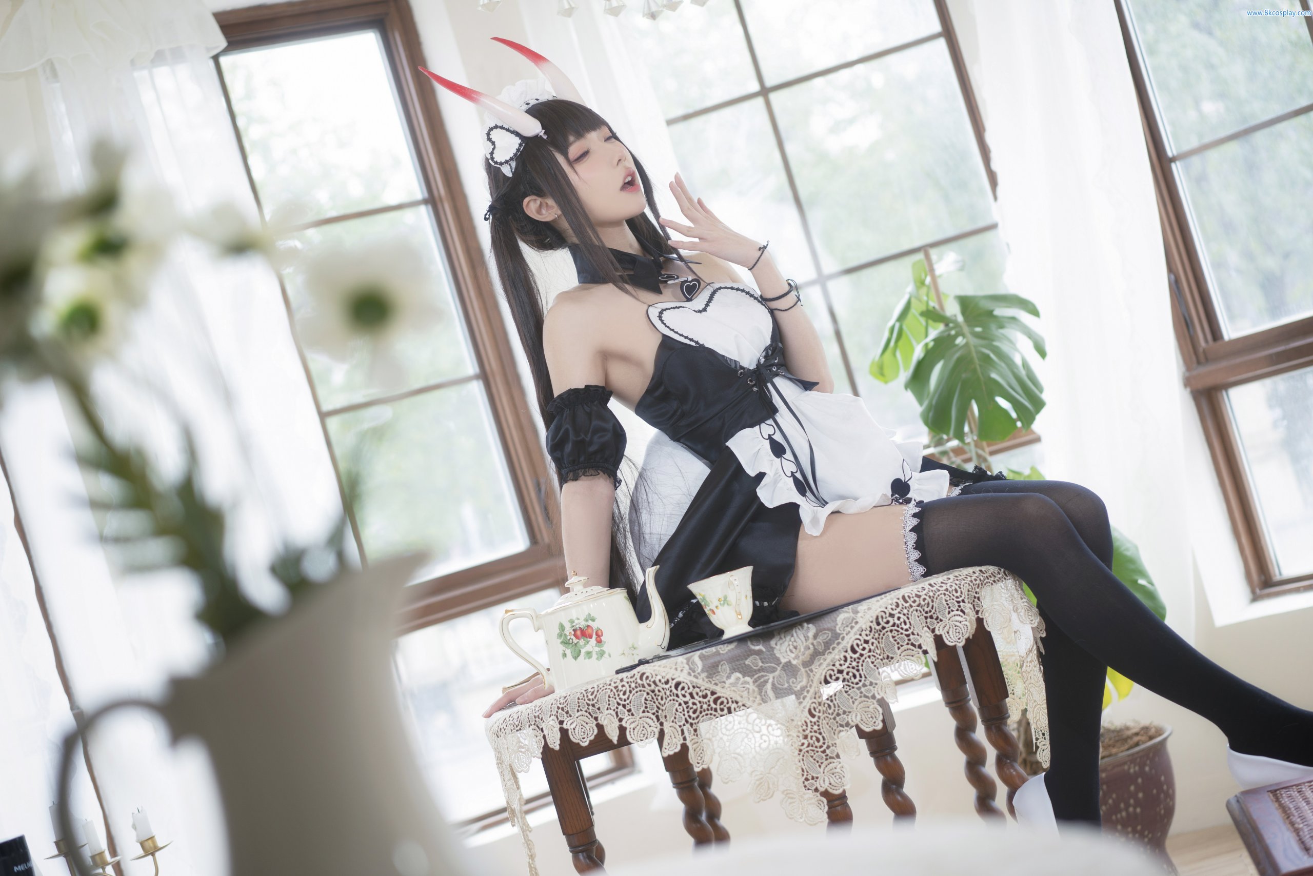 アパオもウサギ娘] 能代メイド アズールレーン 能代 メイド