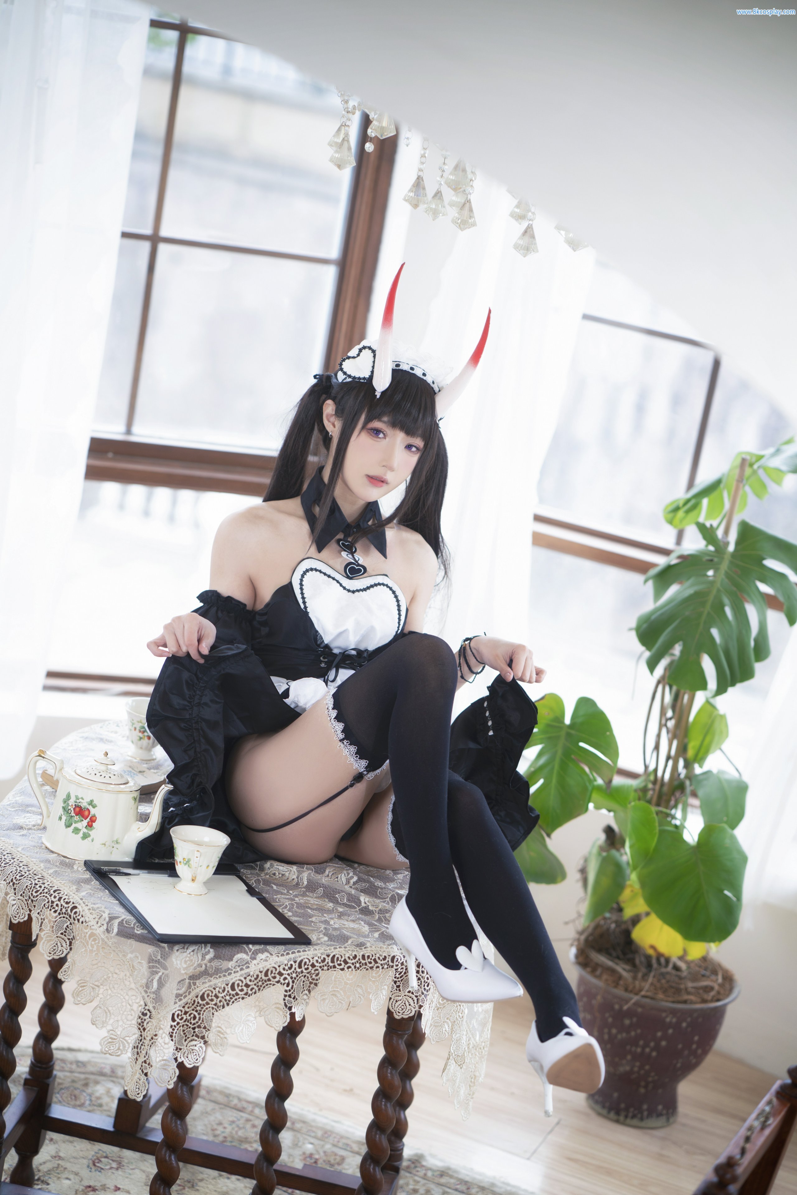 アパオもウサギ娘] 能代メイド アズールレーン 能代 メイド