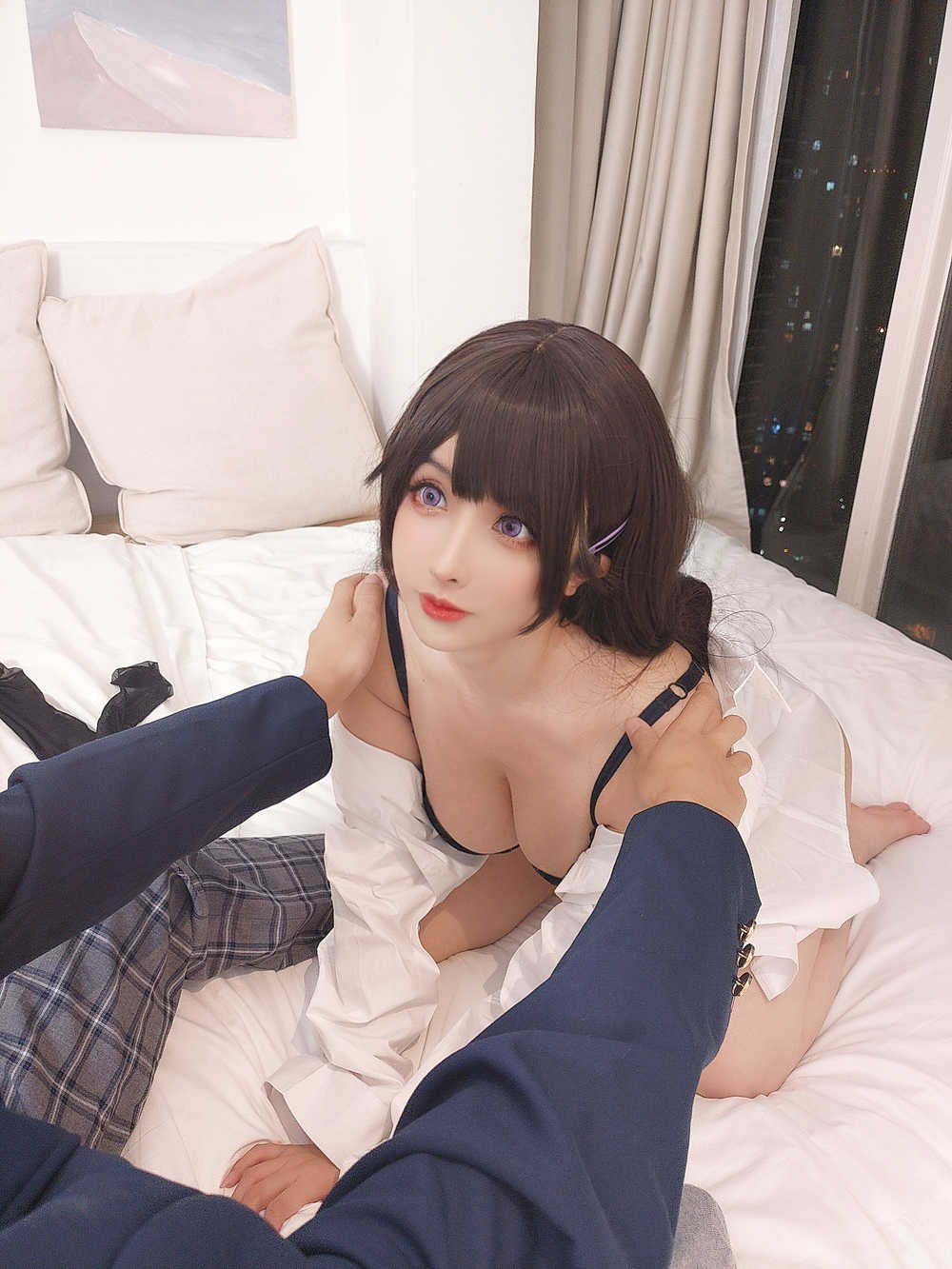 Rioko Liangliangzi『牛頭人三NTR』コスプレ写真