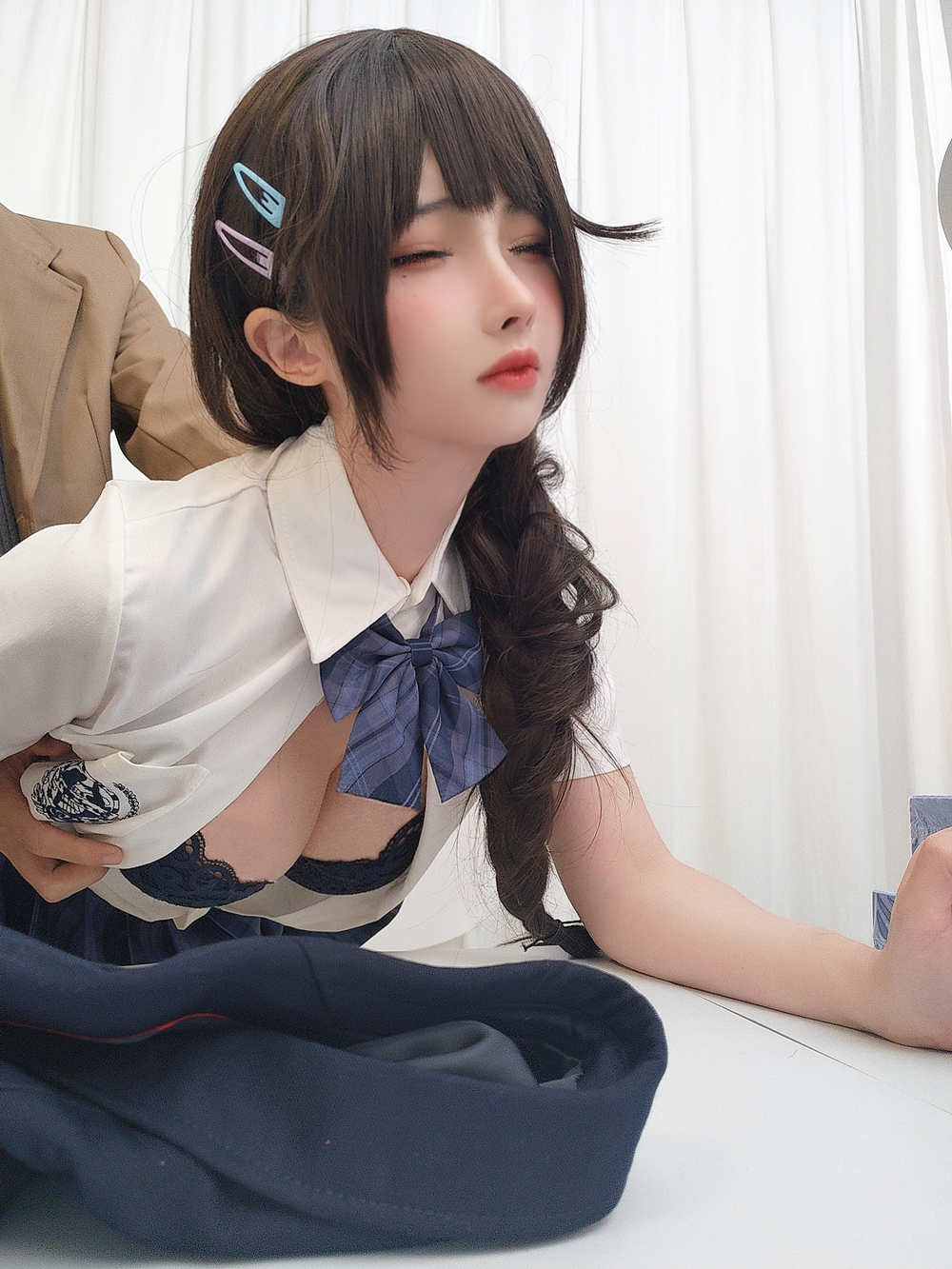 Bo anh cosplay Rioko Liangliangzi Minotaur NTR