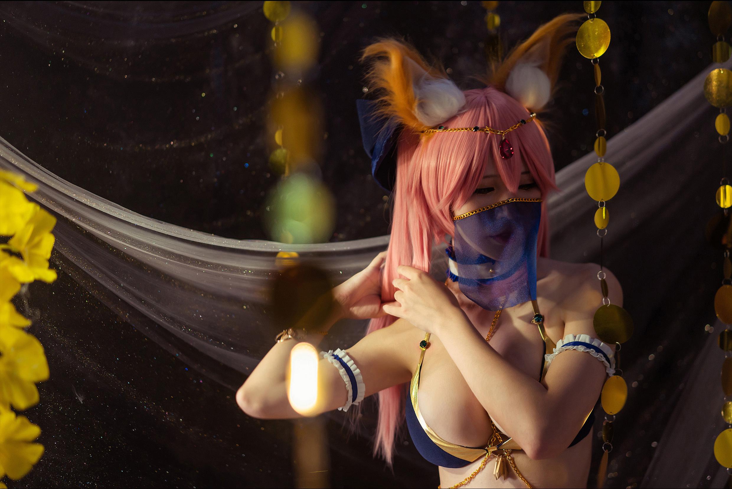 爱老师_PhD] Tamamo-no-Mae - Nữ vũ công đồ bơi