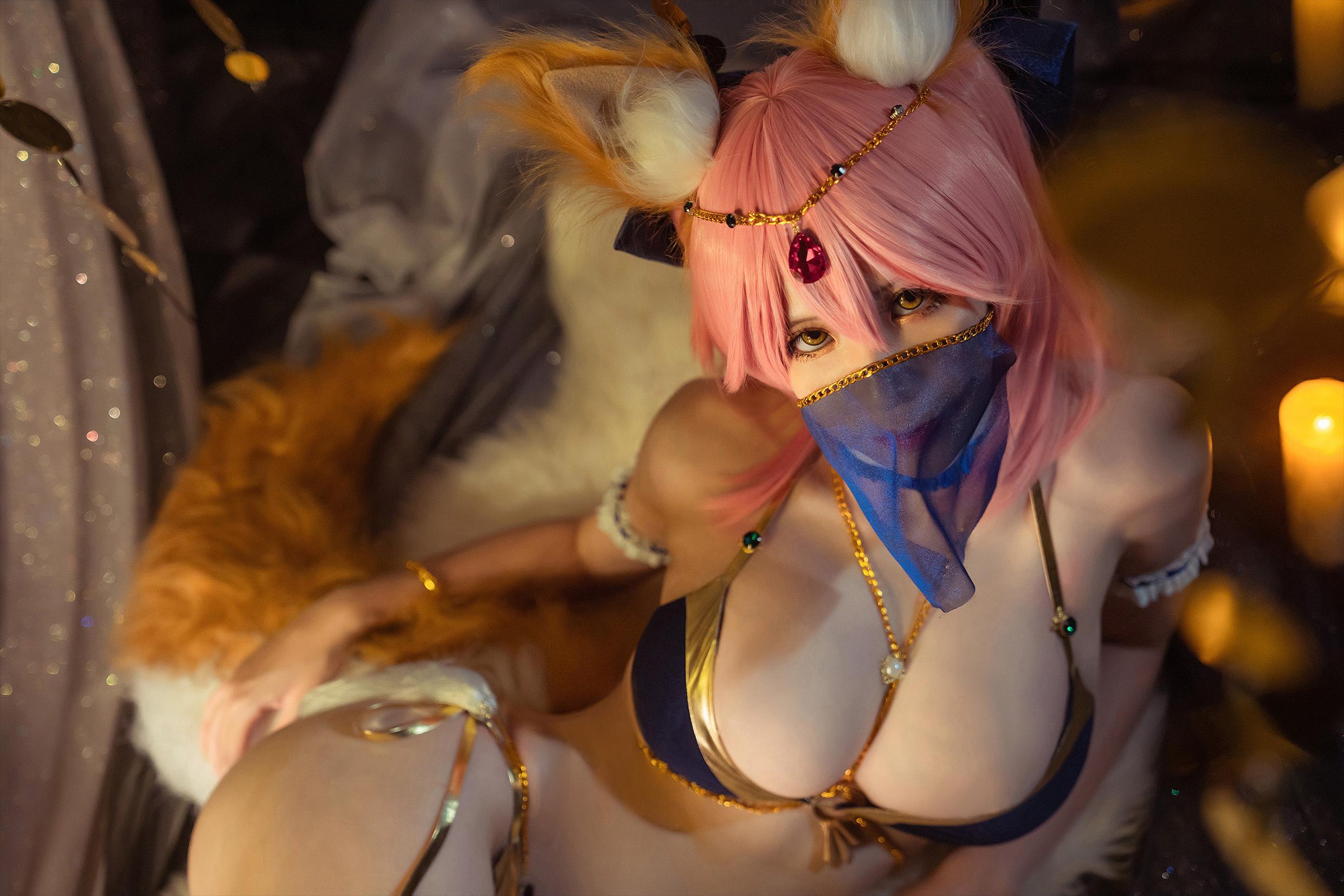 爱老师_PhD] Tamamo-no-Mae - Nữ vũ công đồ bơi