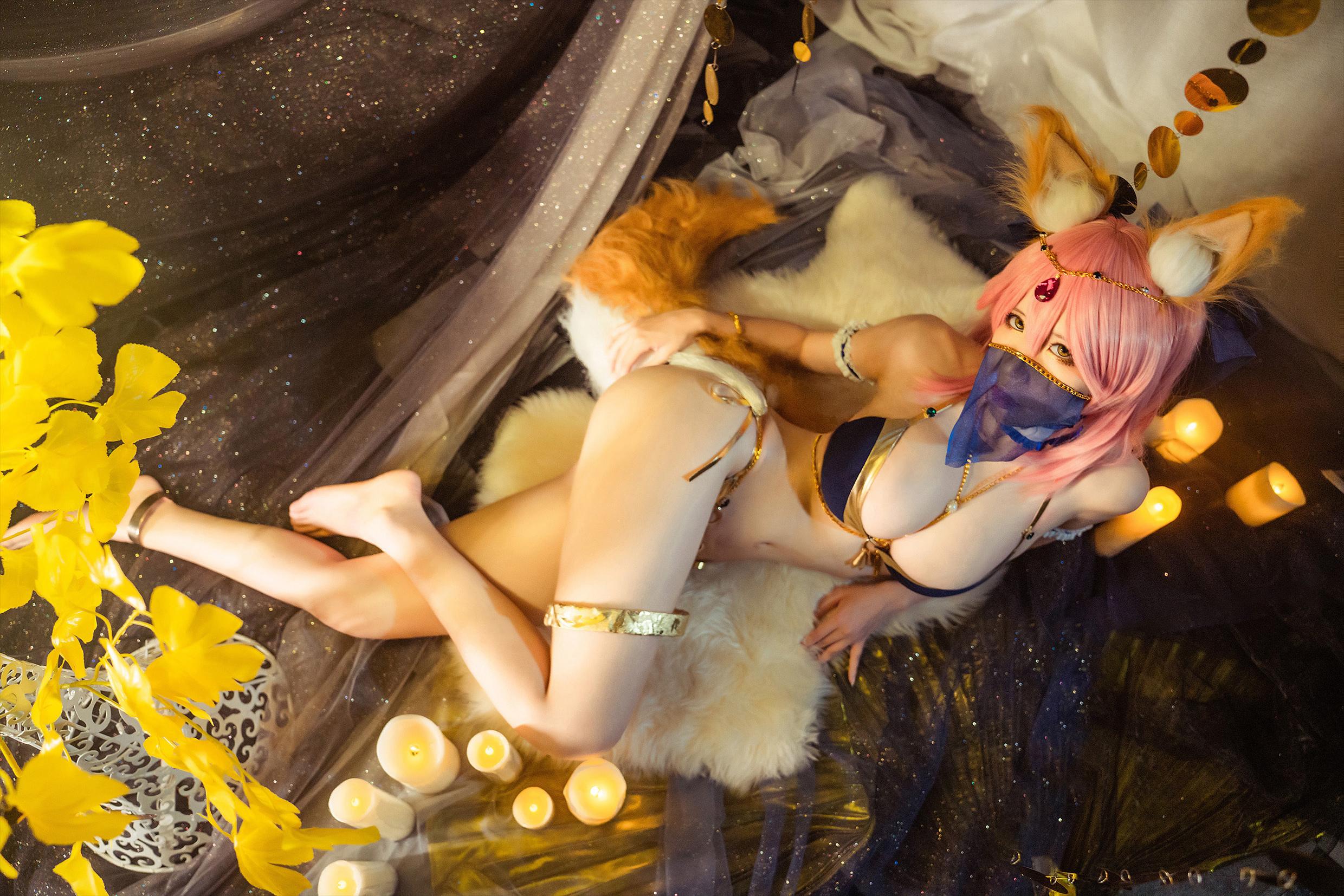 爱老师_PhD] Tamamo-no-Mae - Nữ vũ công đồ bơi