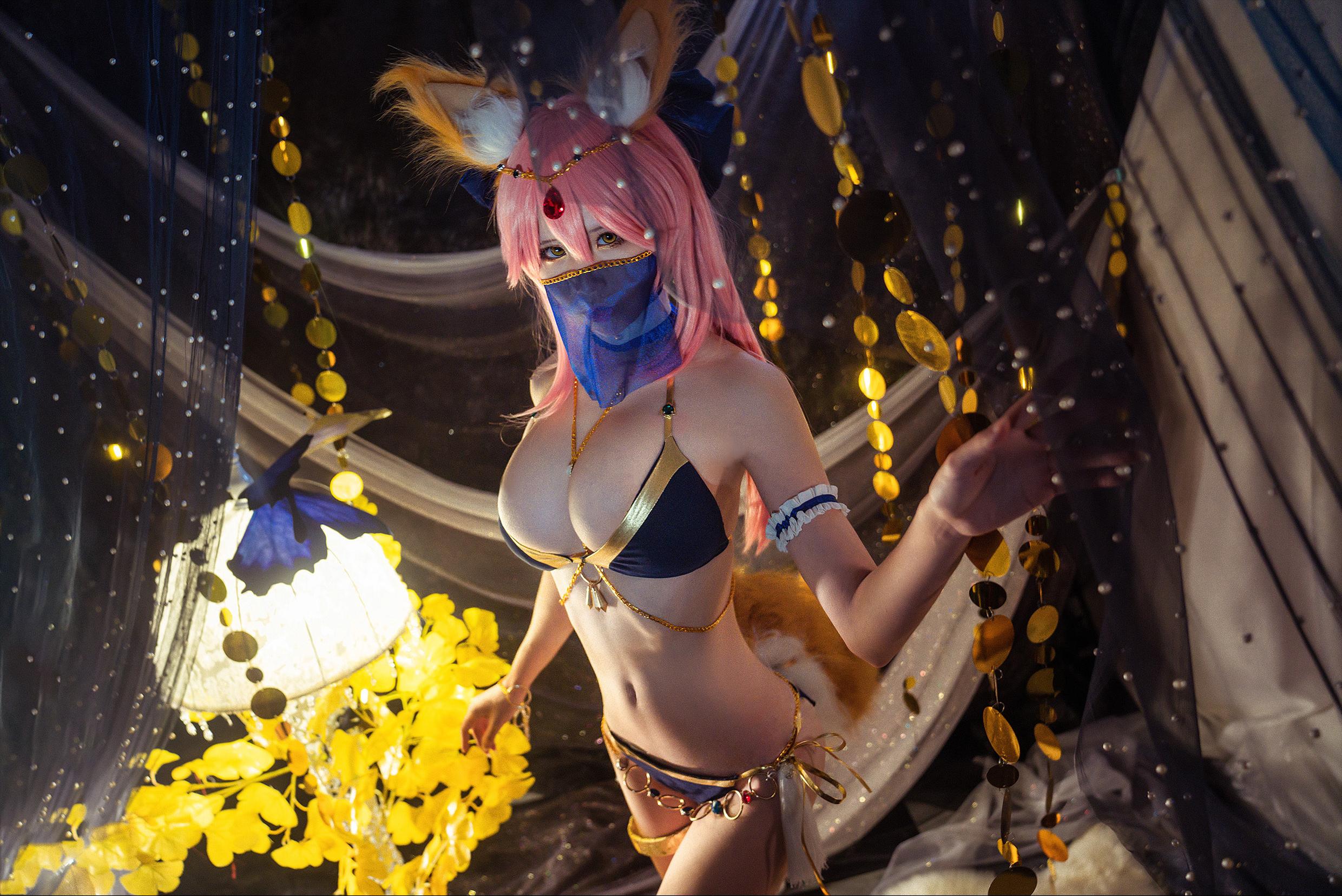 爱老师_PhD] Tamamo-no-Mae - Nữ vũ công đồ bơi