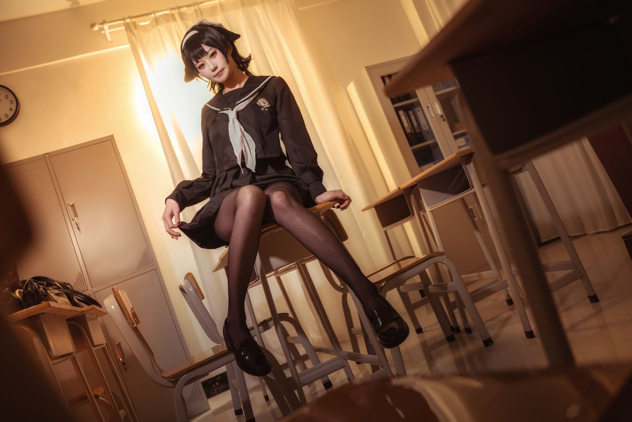 貞子蜜桃 - 碧藍航線 愛宕高雄制服 [35P