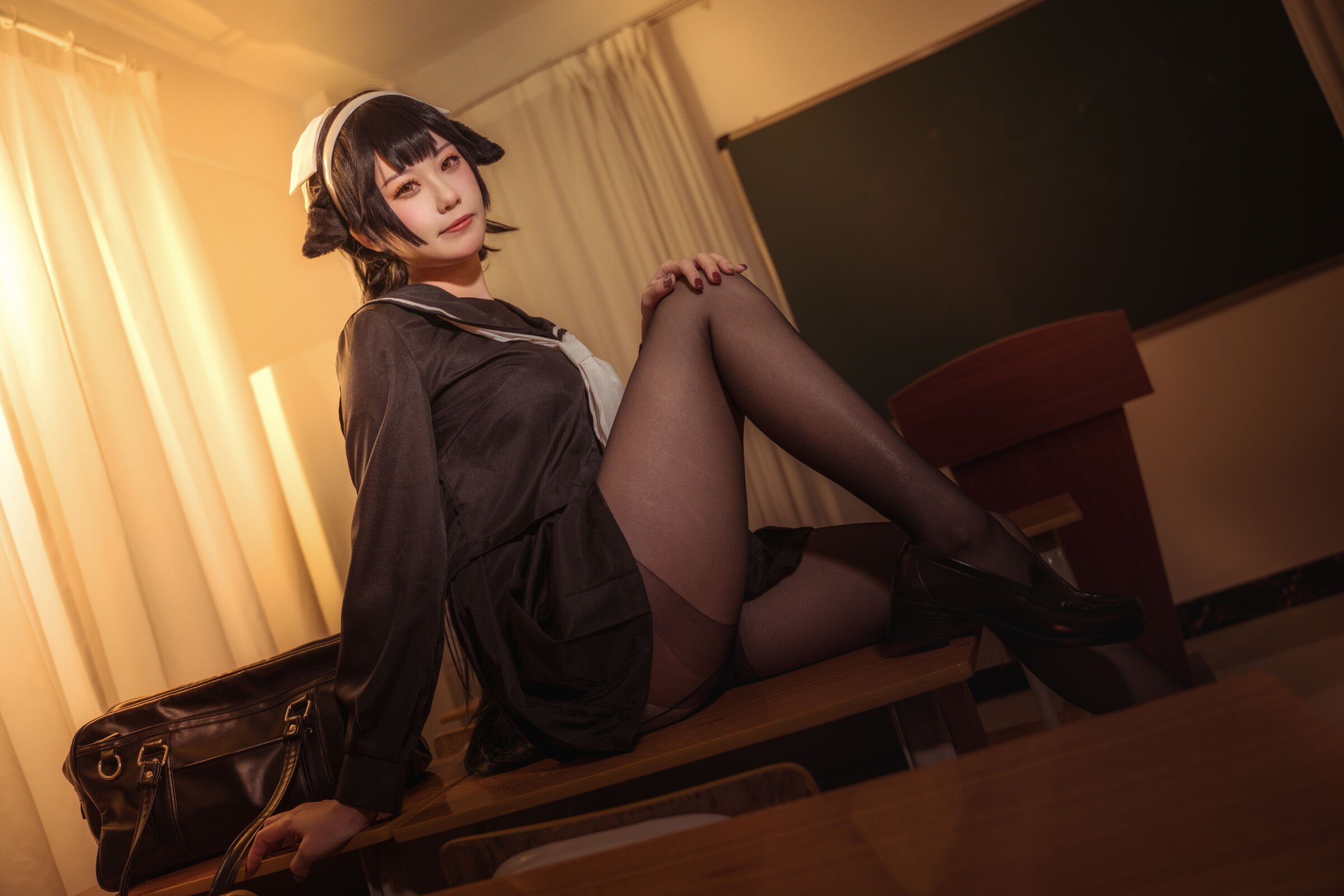 貞子蜜桃 - 碧藍航線 愛宕高雄制服 [35P