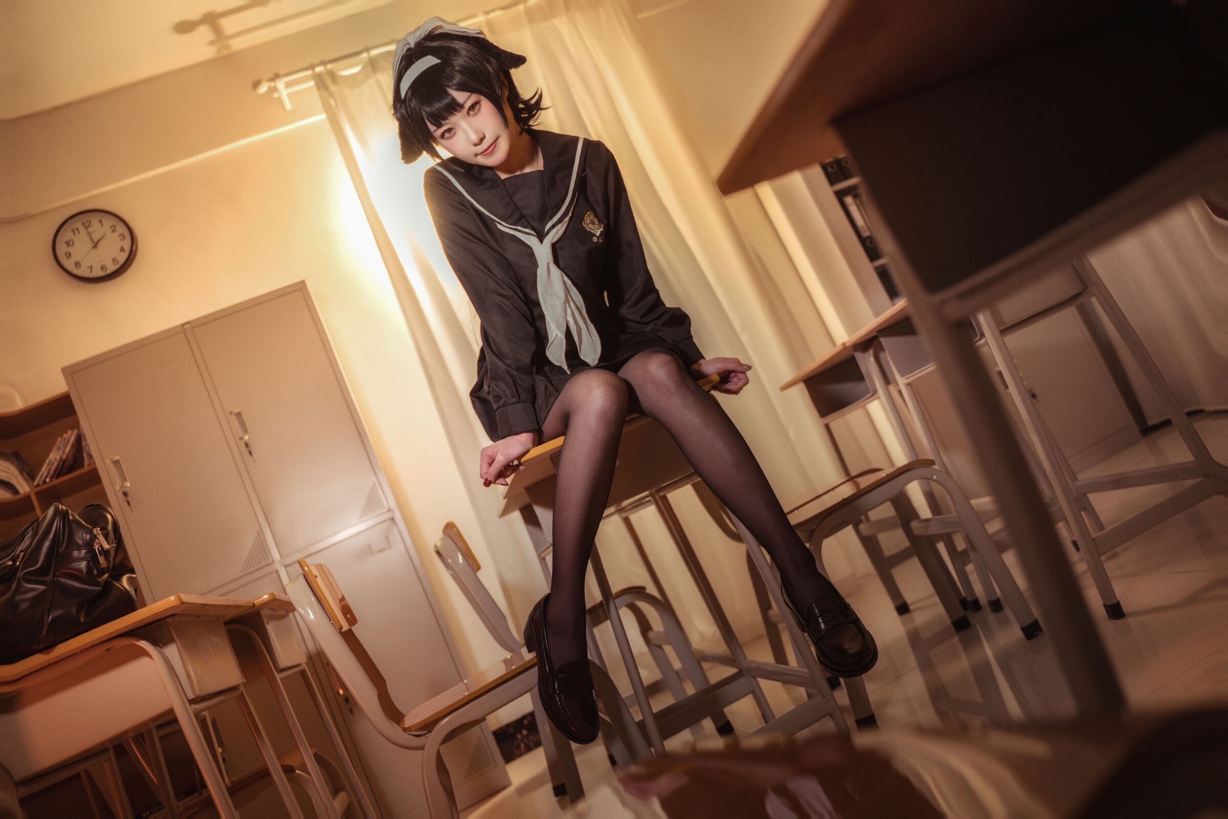 貞子蜜桃 - 碧藍航線 愛宕高雄制服 [35P