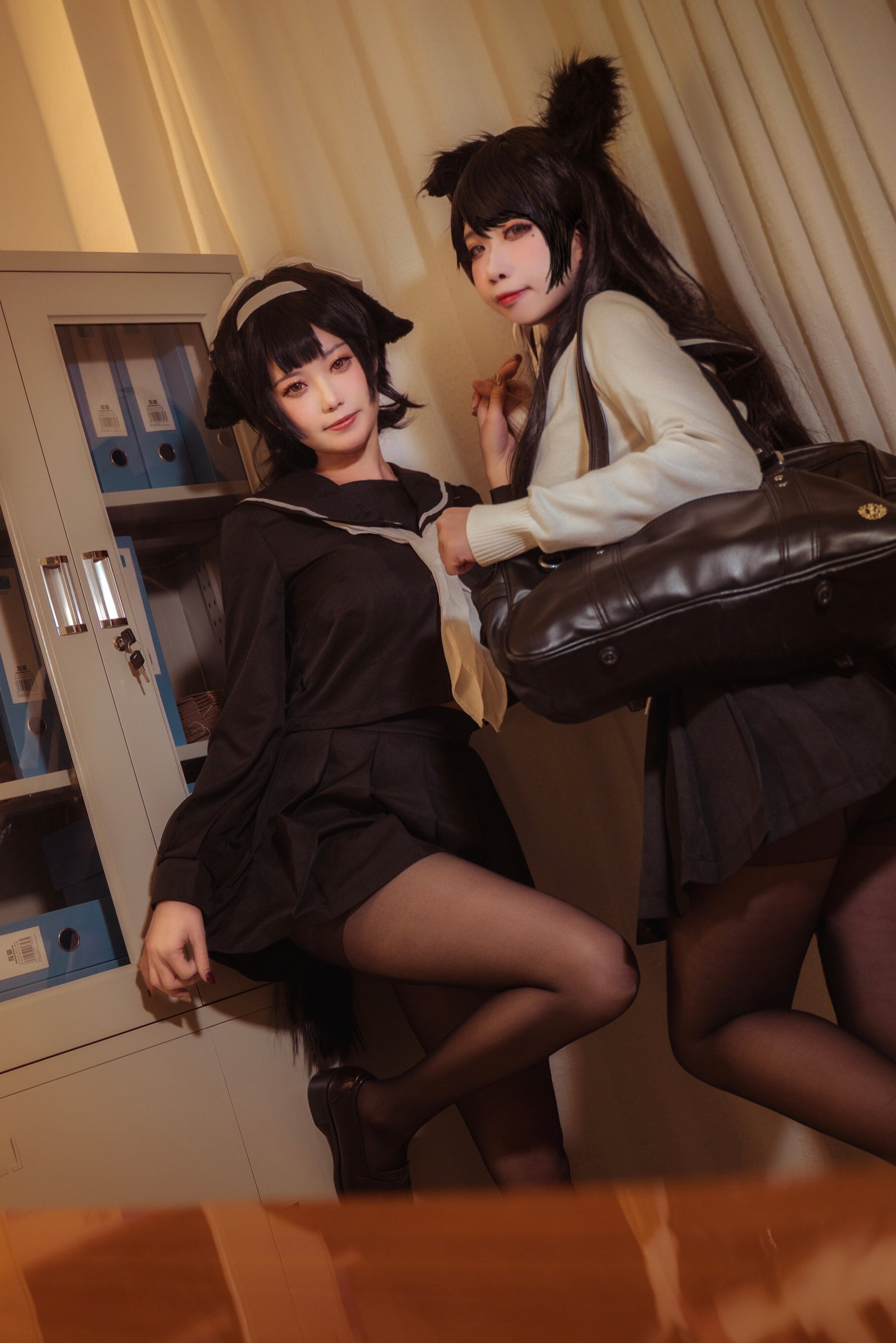 貞子蜜桃 - 碧藍航線 愛宕高雄制服 [35P
