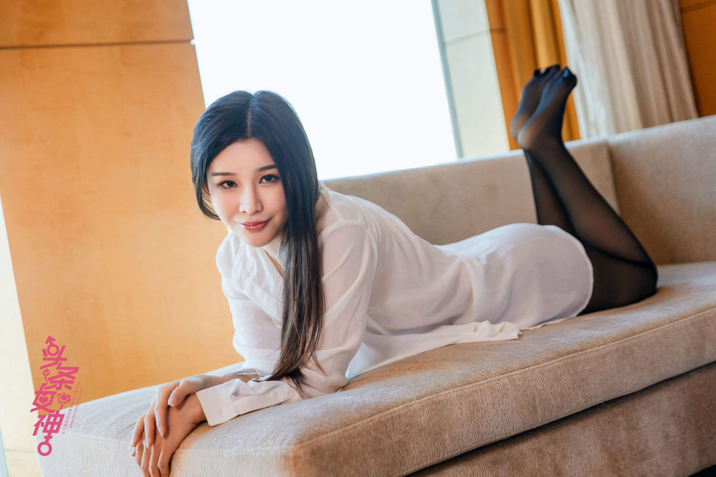 투티아오걸스투데이여신] 춘샤오시-멍멍 - 아름다운 다리가 먹음직스러운