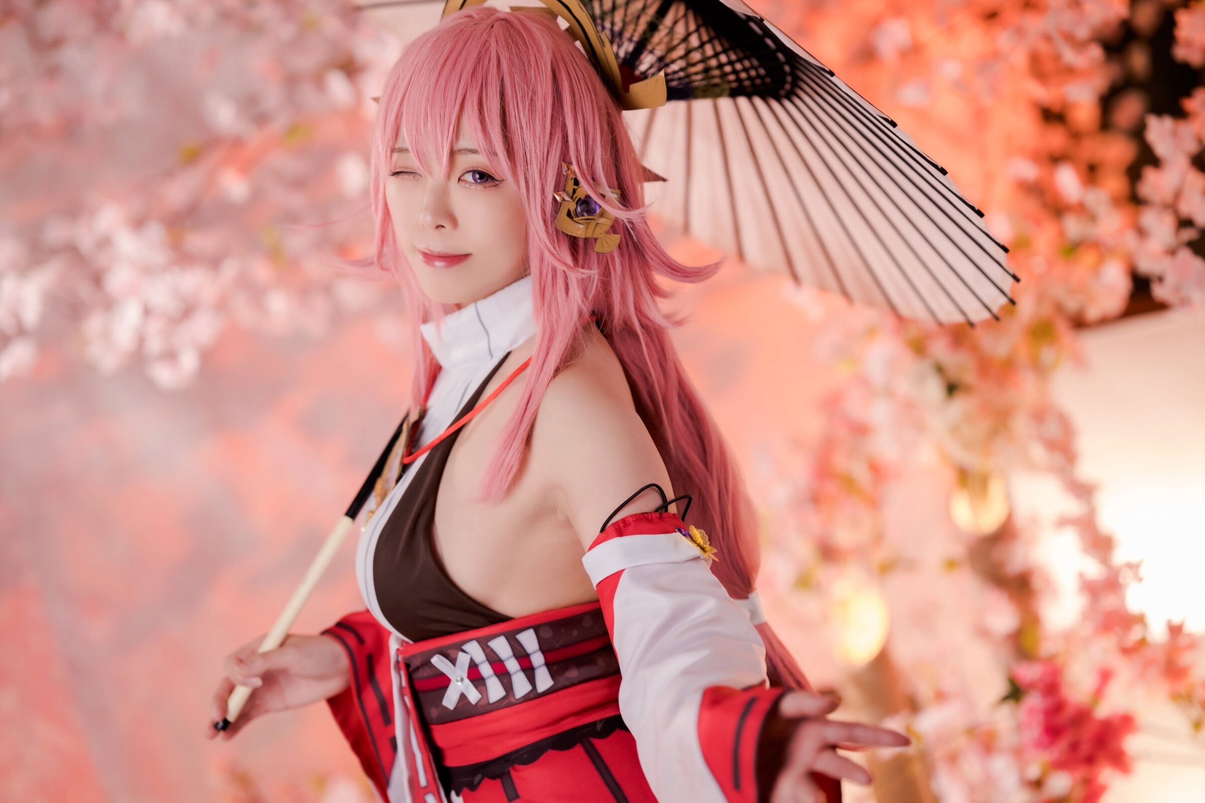 ワルキューレ (りずな)] 八重桜 (原神)
