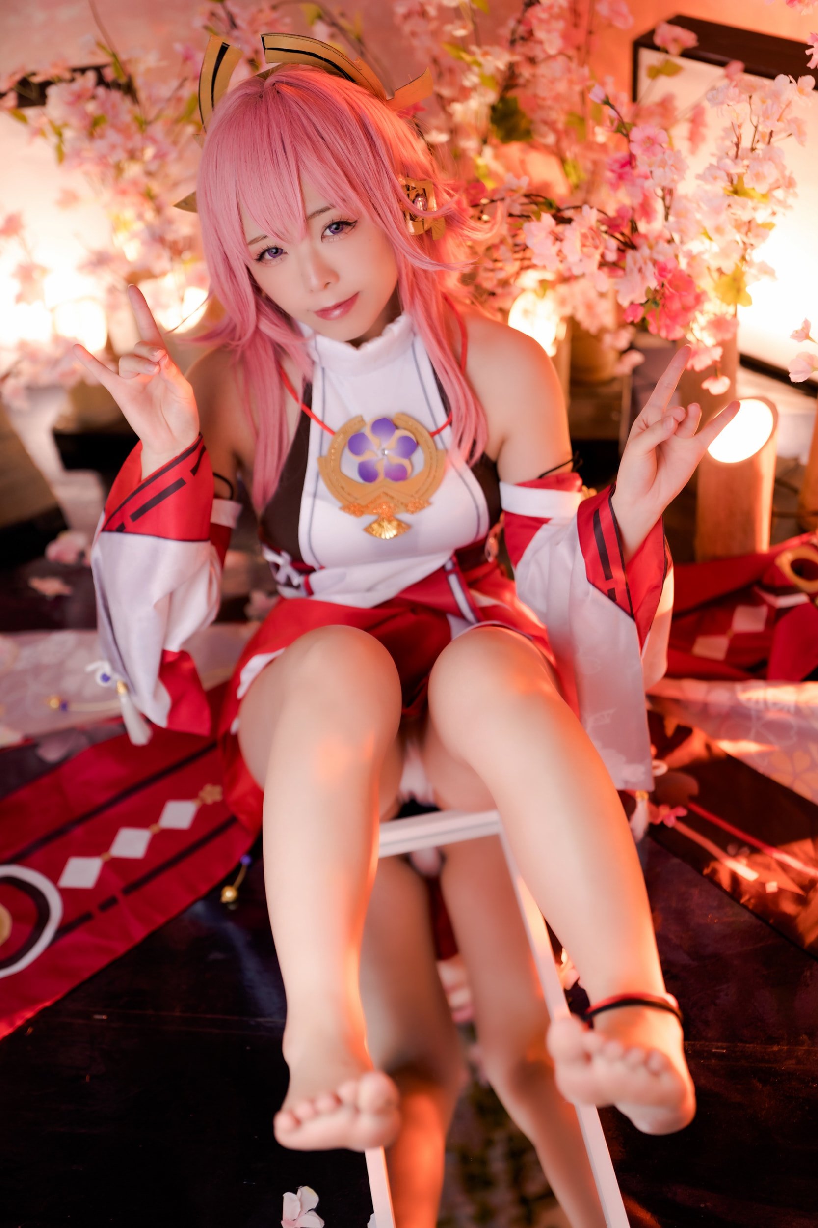 [ワルキューレ (りずな)] 八重桜 (原神)