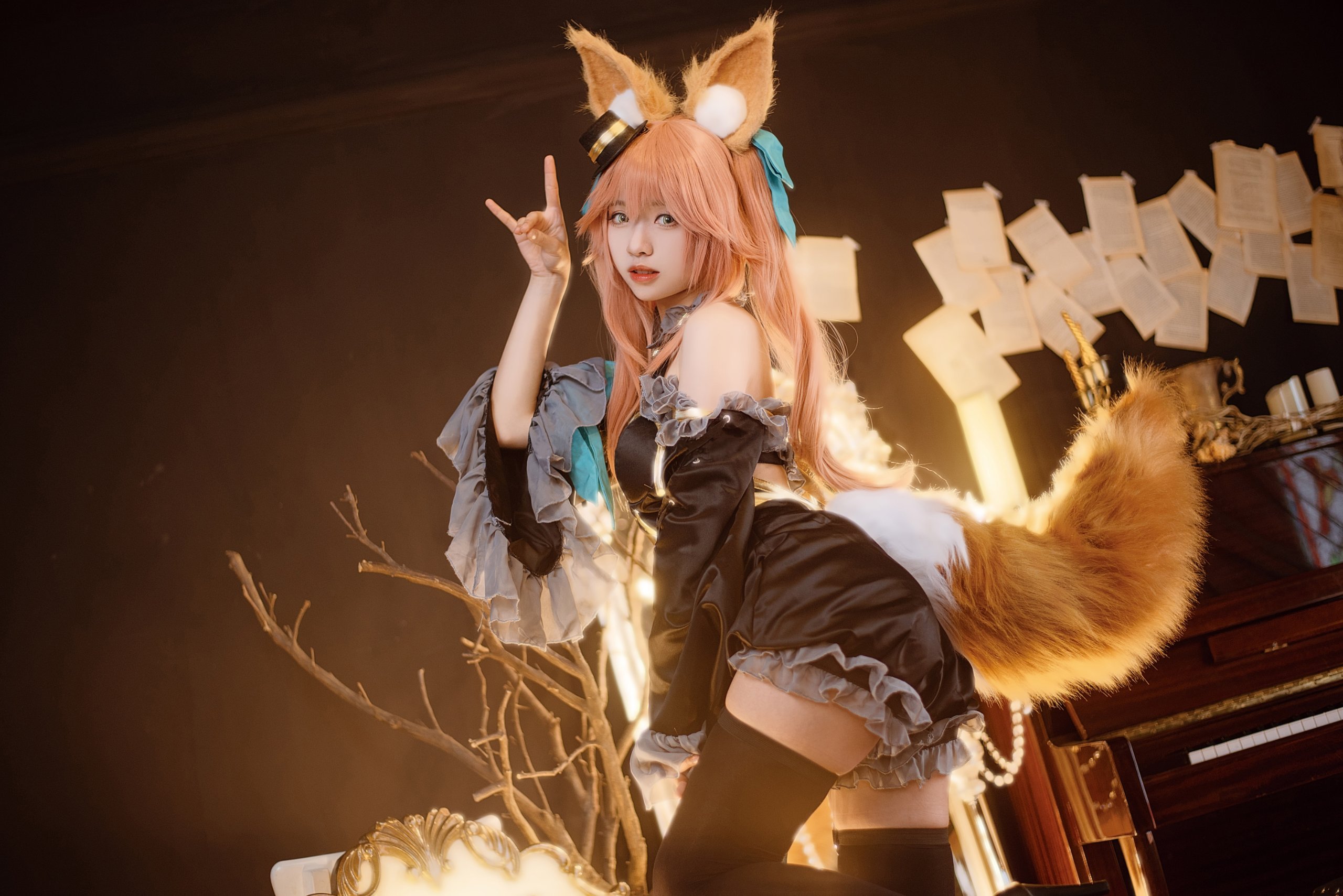 大大捲捲小捲-玉藻前 漆黑的魔術服