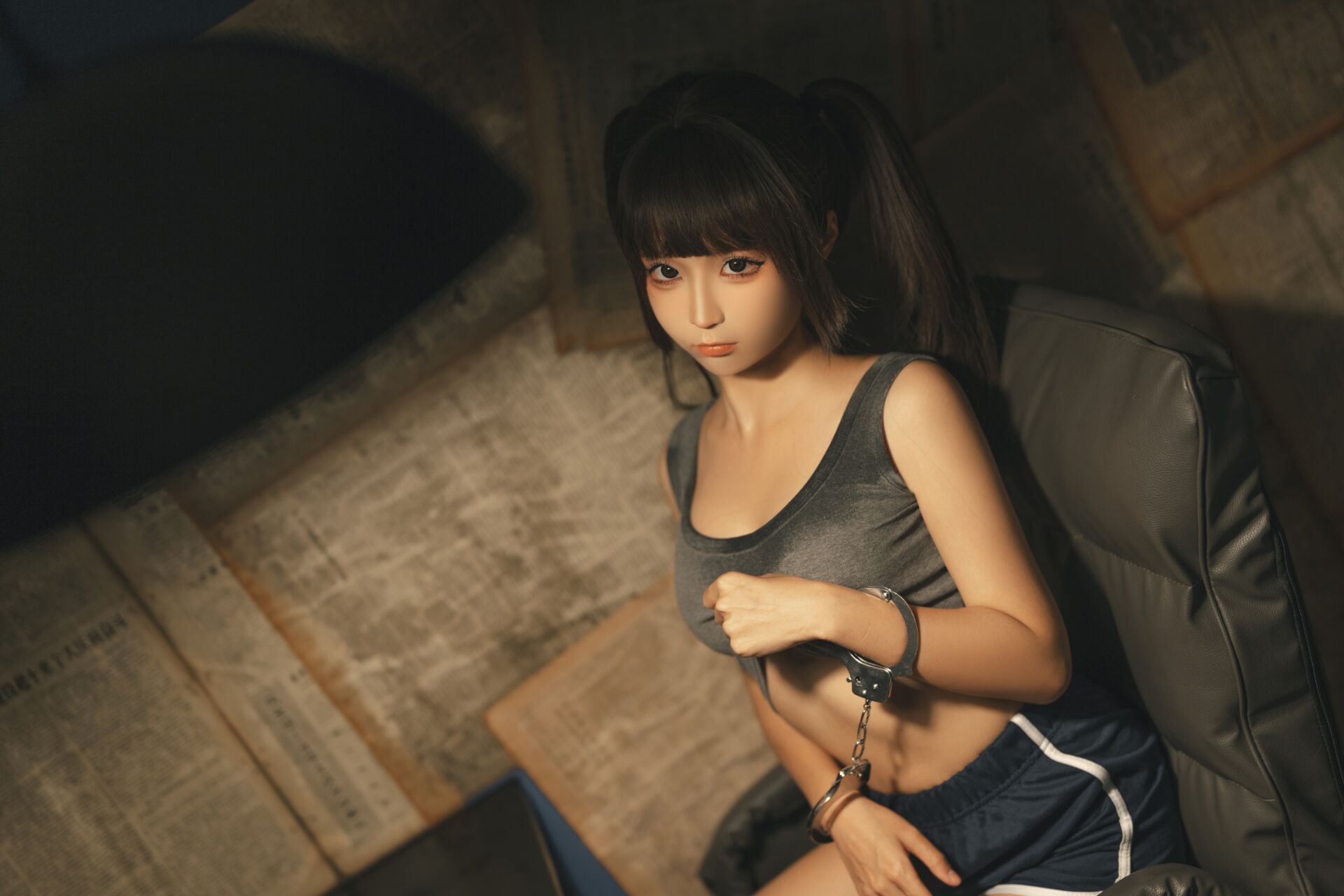Chun Momo Interrogation Cosplay Set
