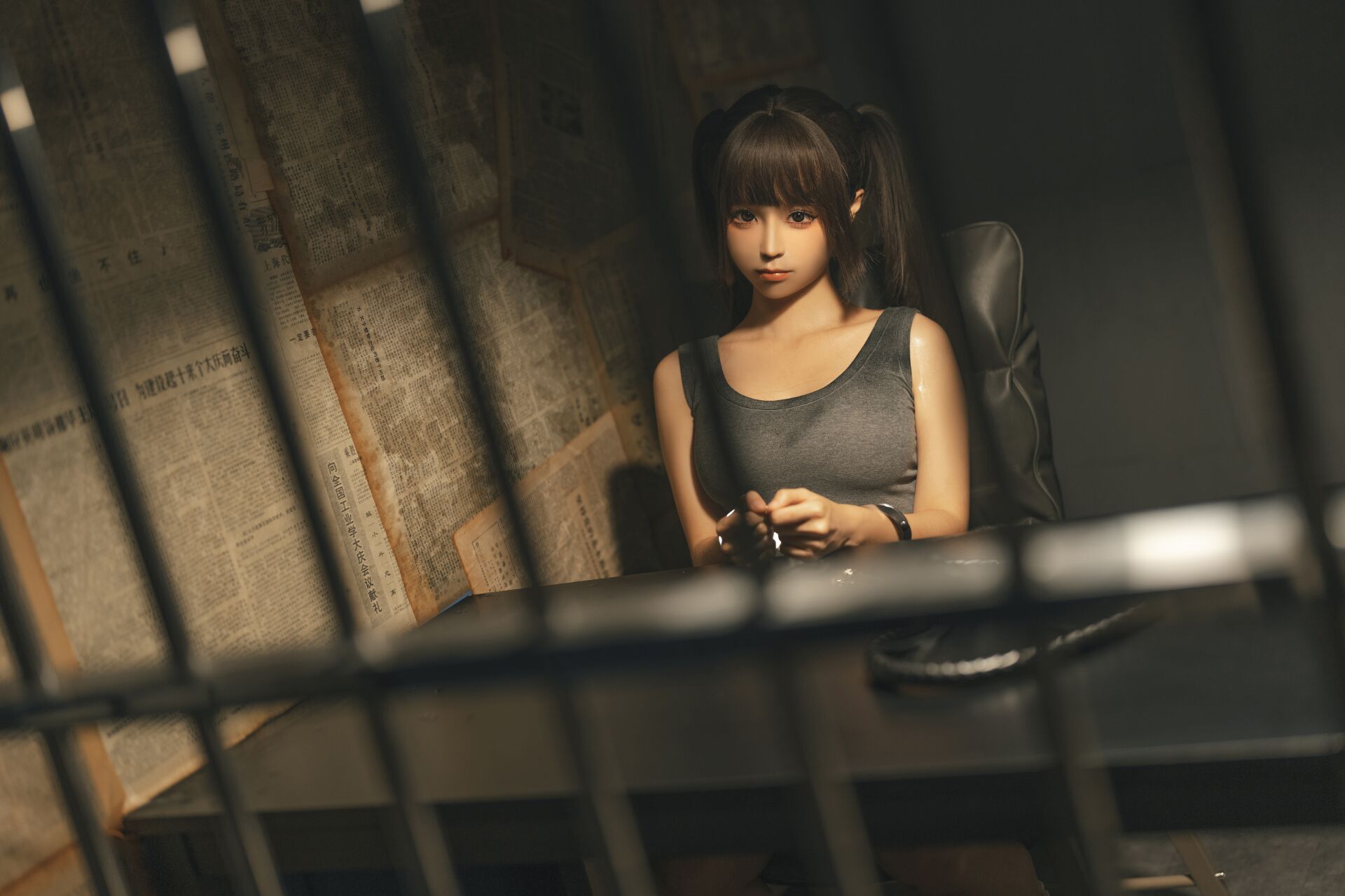 Chun Momo Interrogation Cosplay Set
