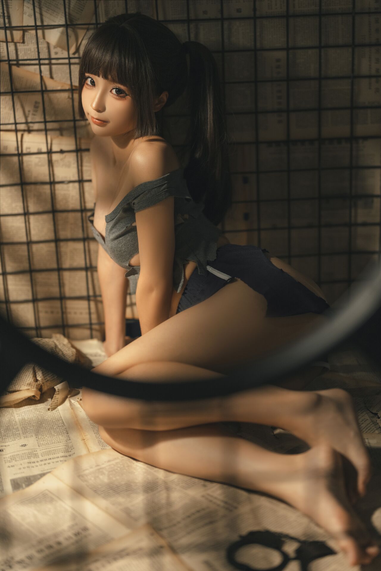 Chun Momo Interrogation Cosplay Set