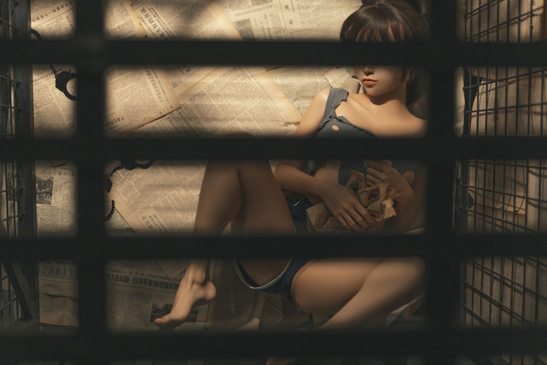 Chun Momo Interrogation Cosplay Set