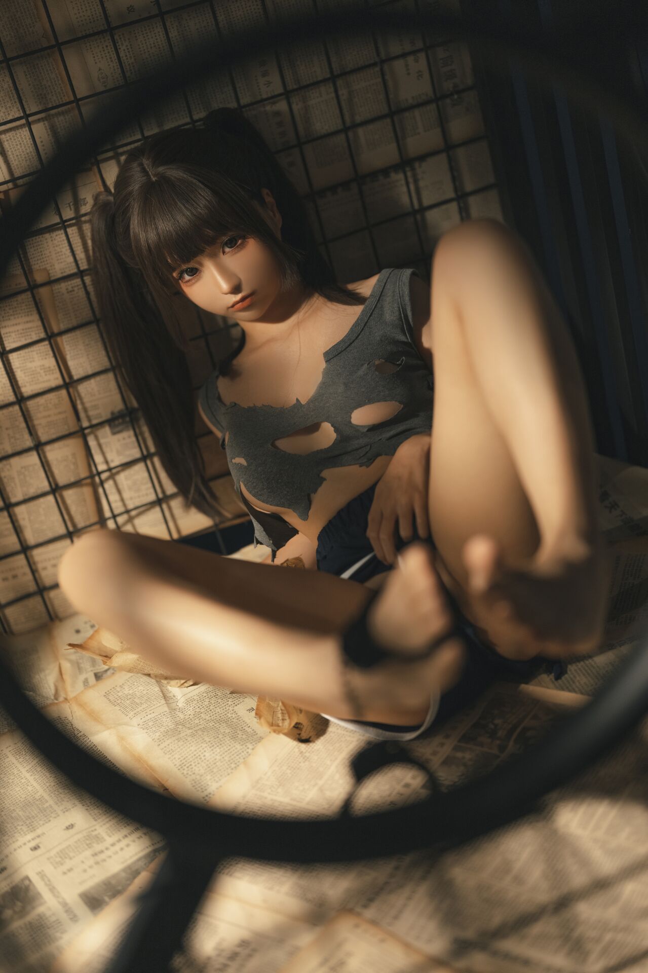 Chun Momo Interrogation Cosplay Set