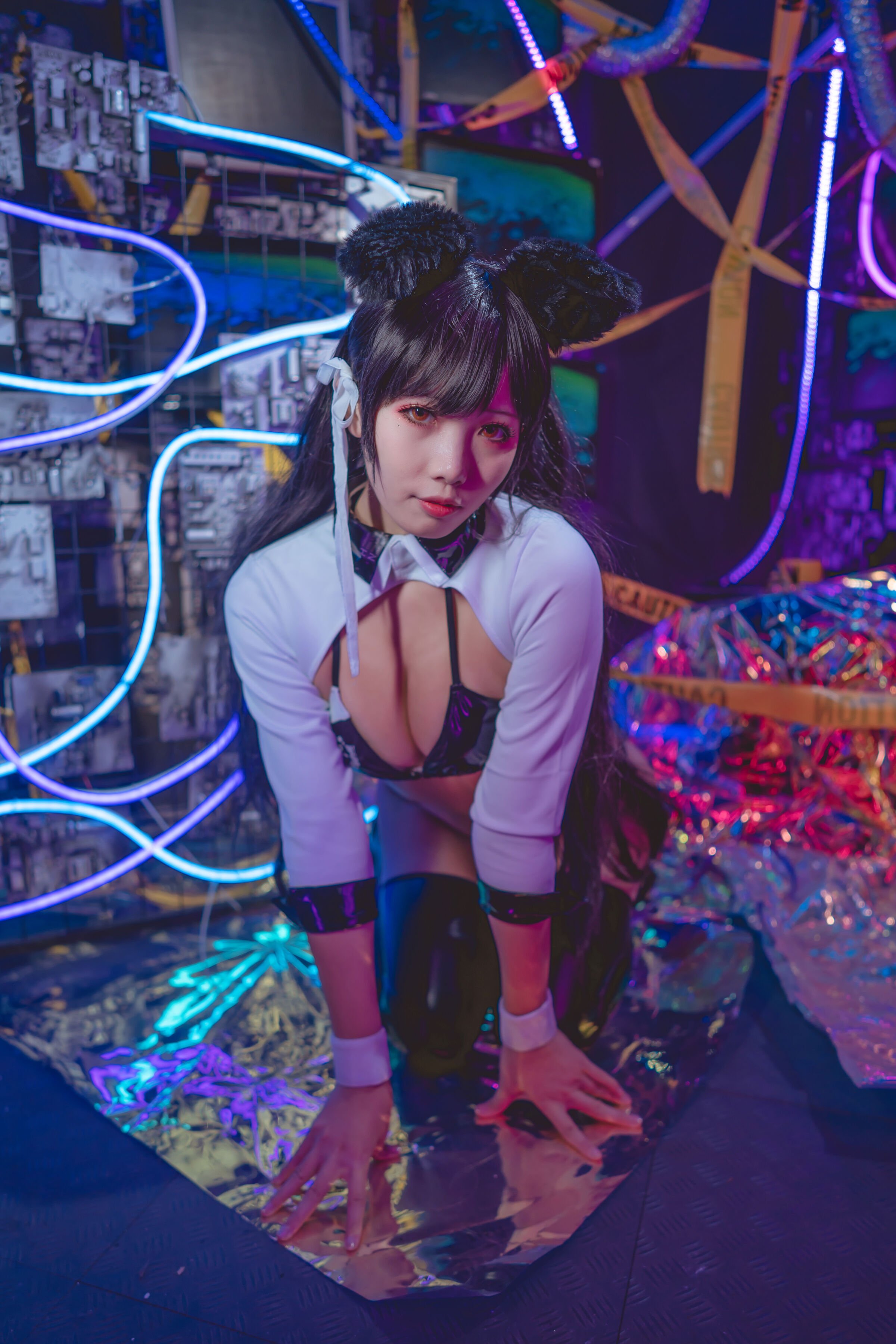 墨玉w - 愛宕機車服 [55P