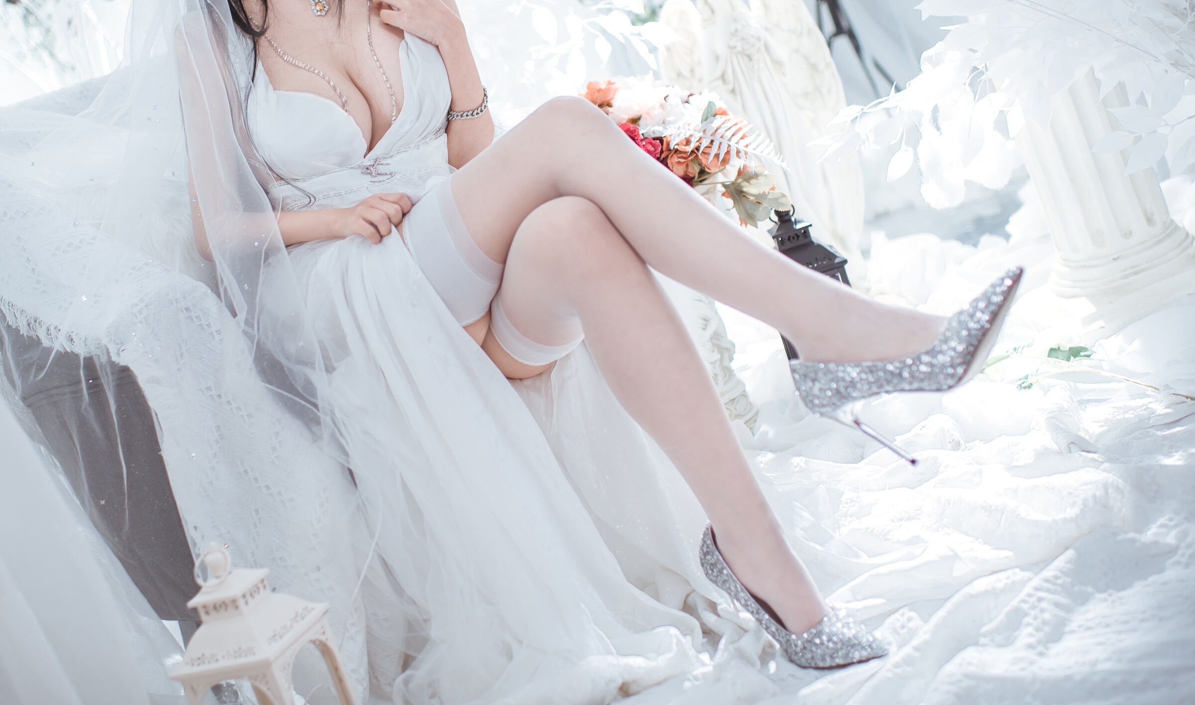 仙女月 - 大鳳純白婚紗 [30P