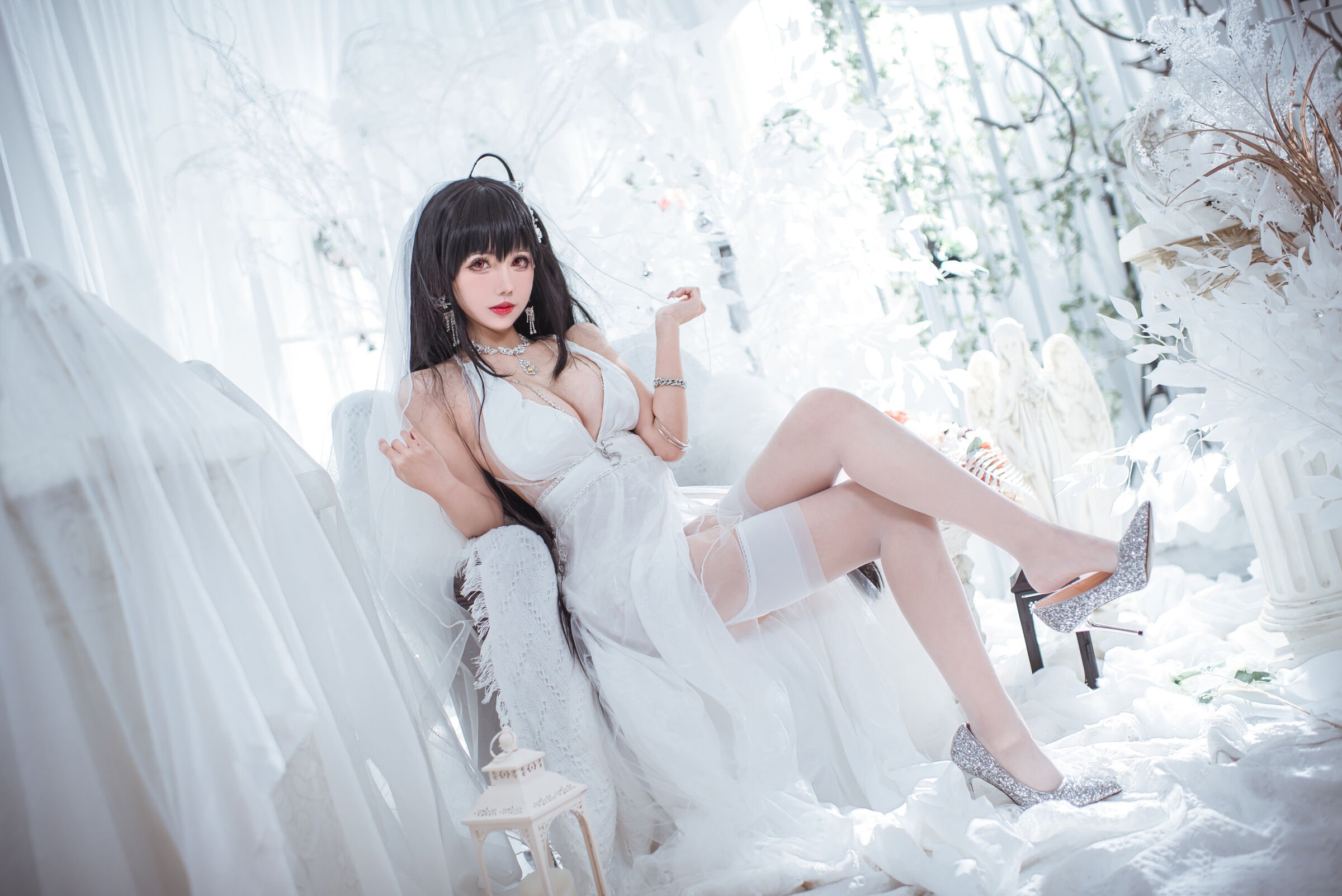 仙女月 - 大鳳純白婚紗 [30P