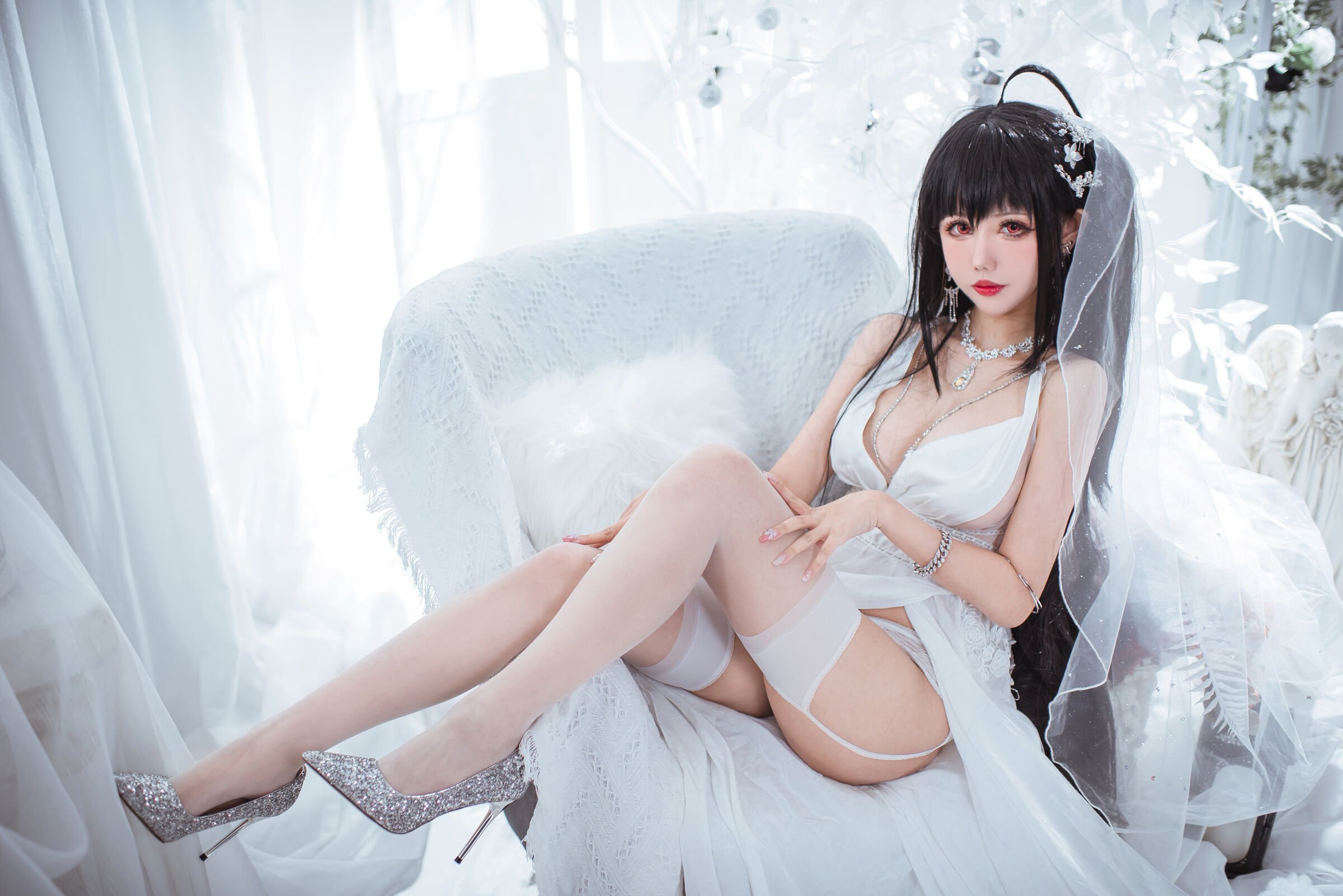 仙女月 - 大鳳純白婚紗 [30P