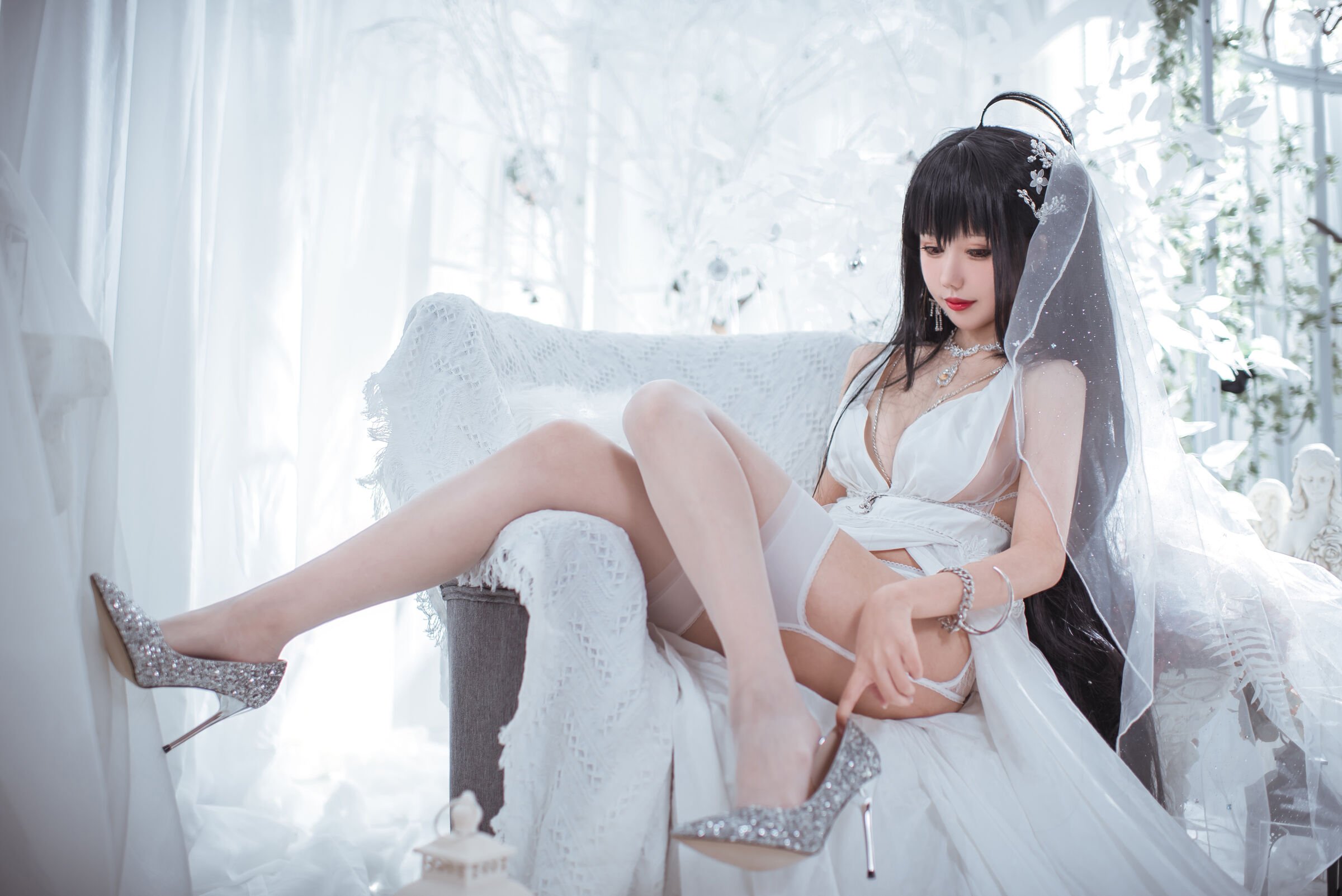 仙女月 - 大鳳純白婚紗 [30P