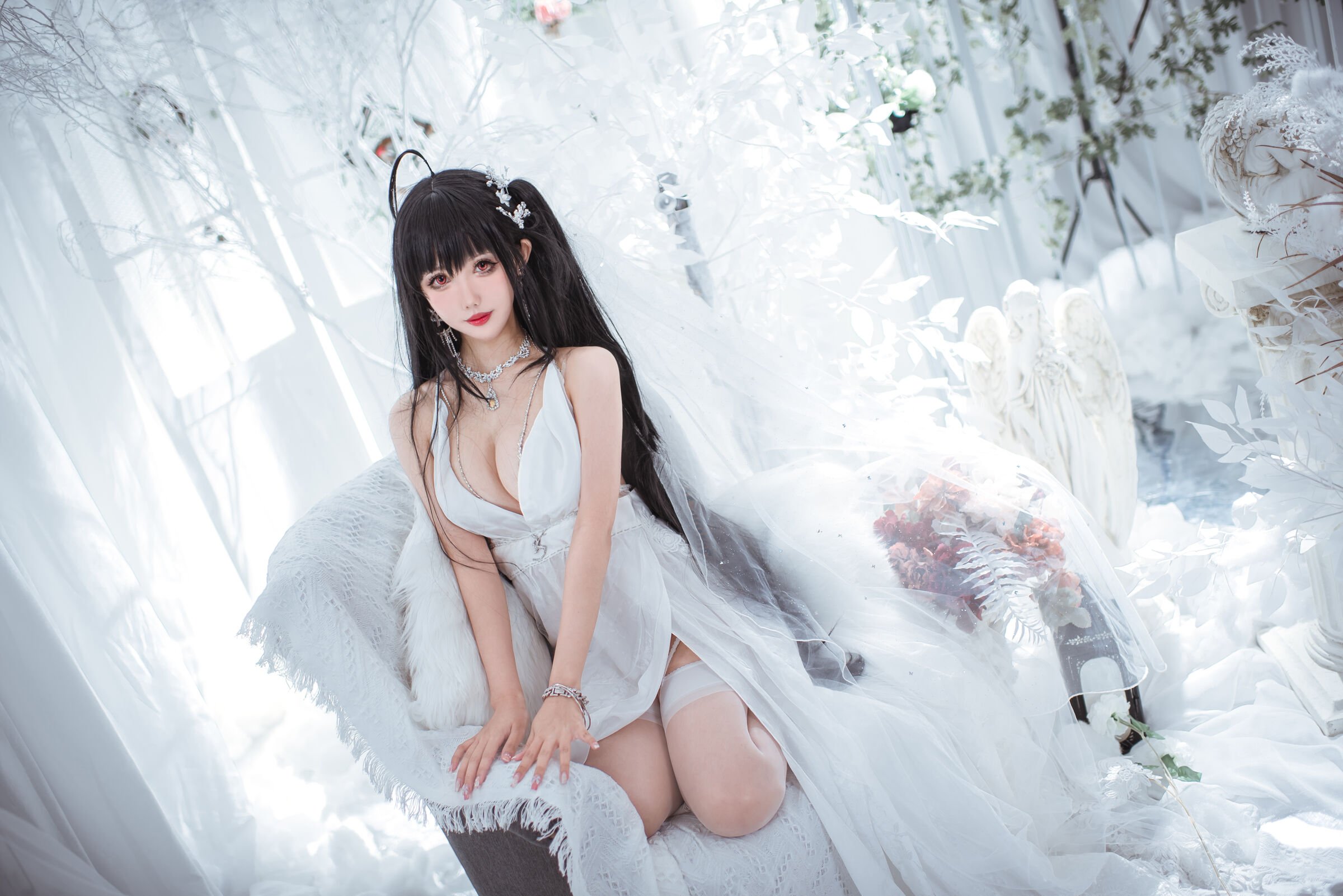 仙女月 - 大鳳純白婚紗 [30P